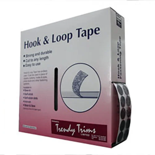 Adhesive Velcro Dots Black Per Pr