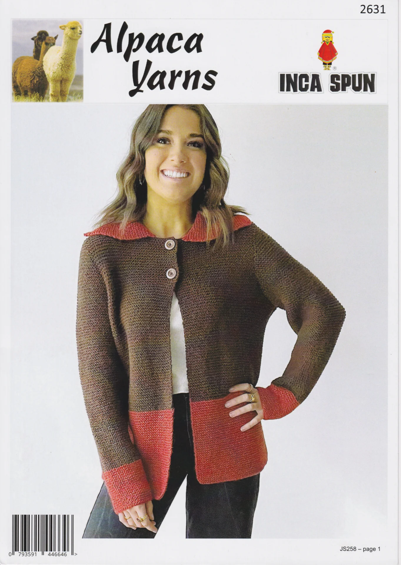 Alpaca Yarns 2631 10 Ply Ladies Jacket