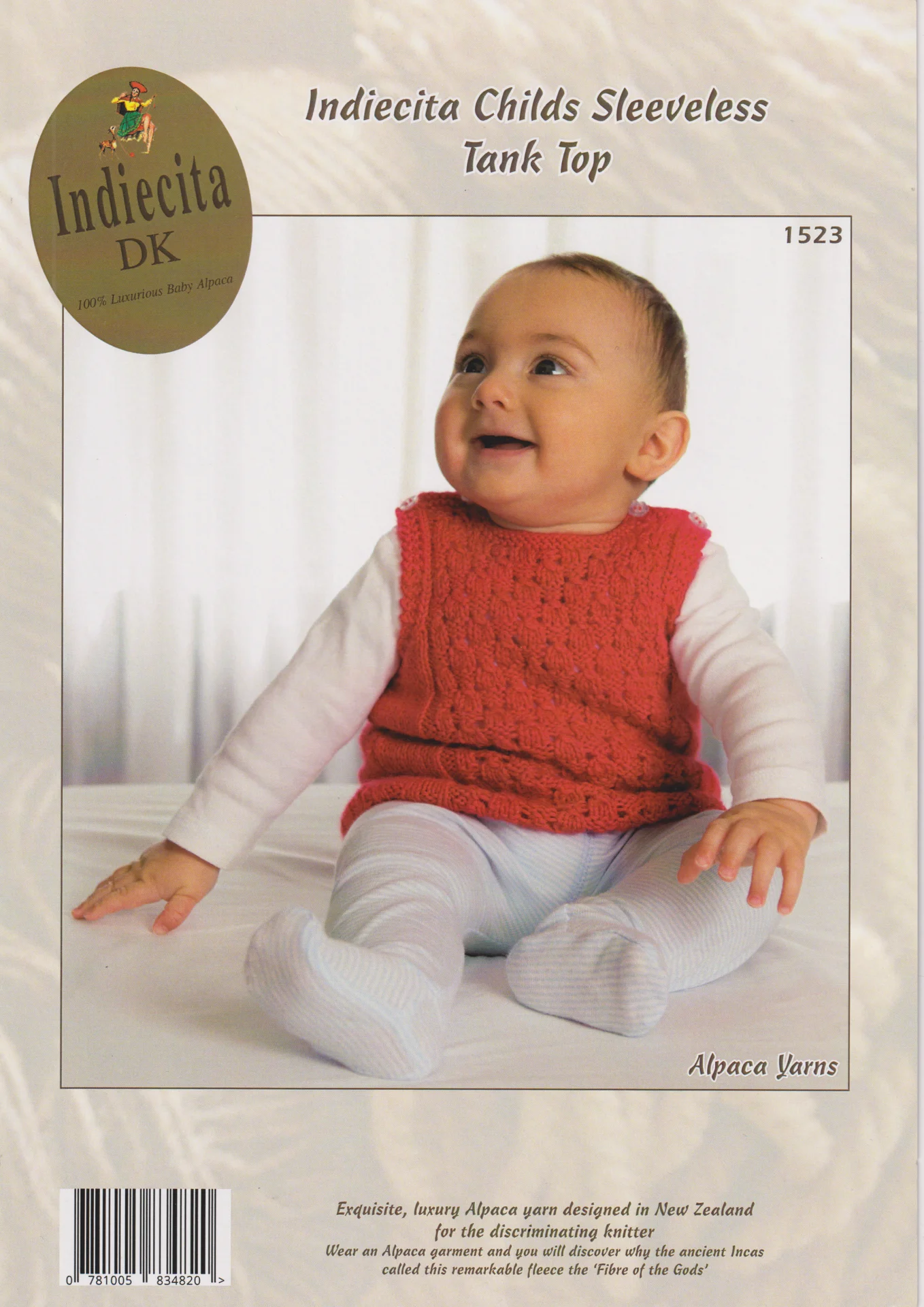 Alpaca Yarns Leaflet 1523 Child Tank Top