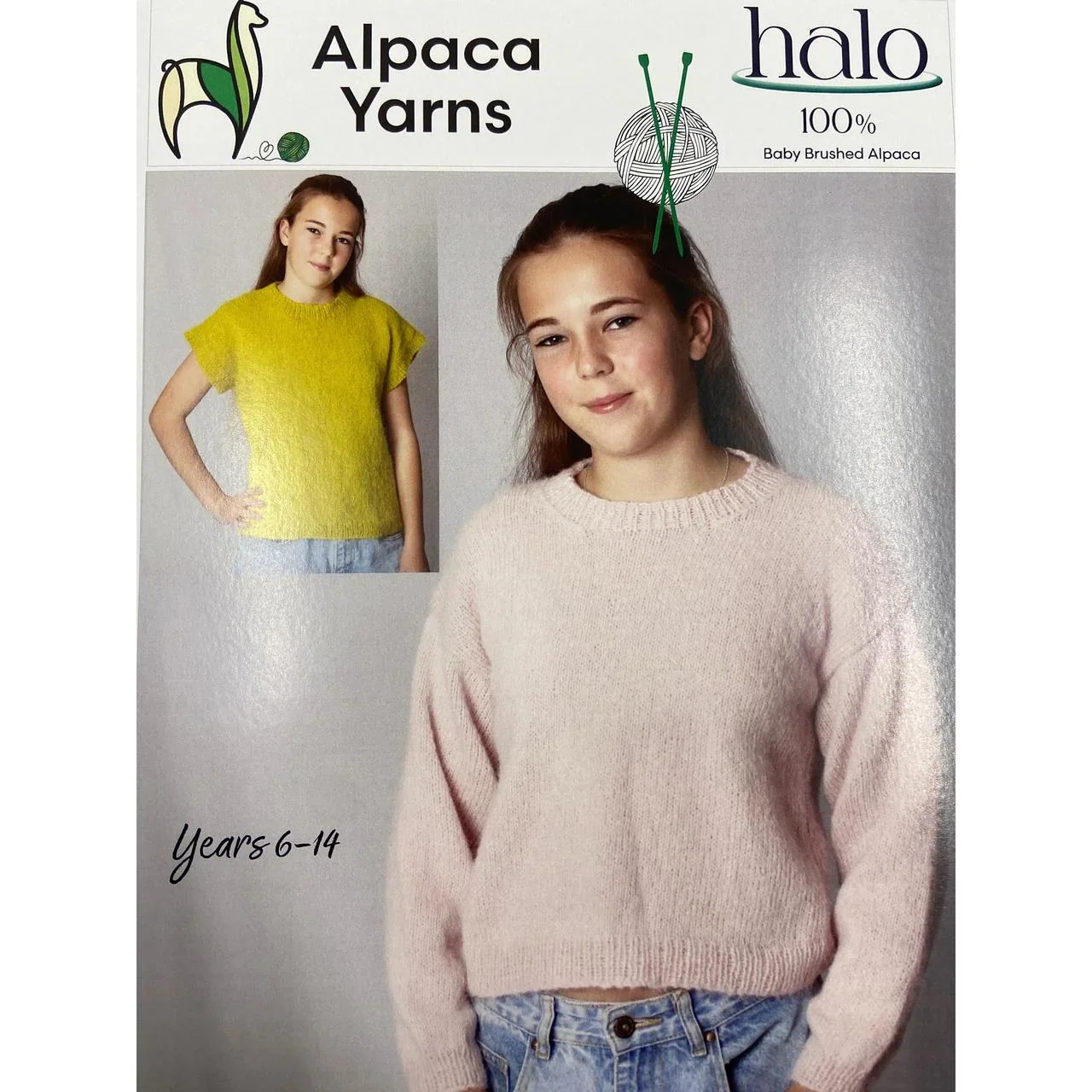 Alpaca Yarns Leaflet 3306 Halo Crop Vest & Jumper