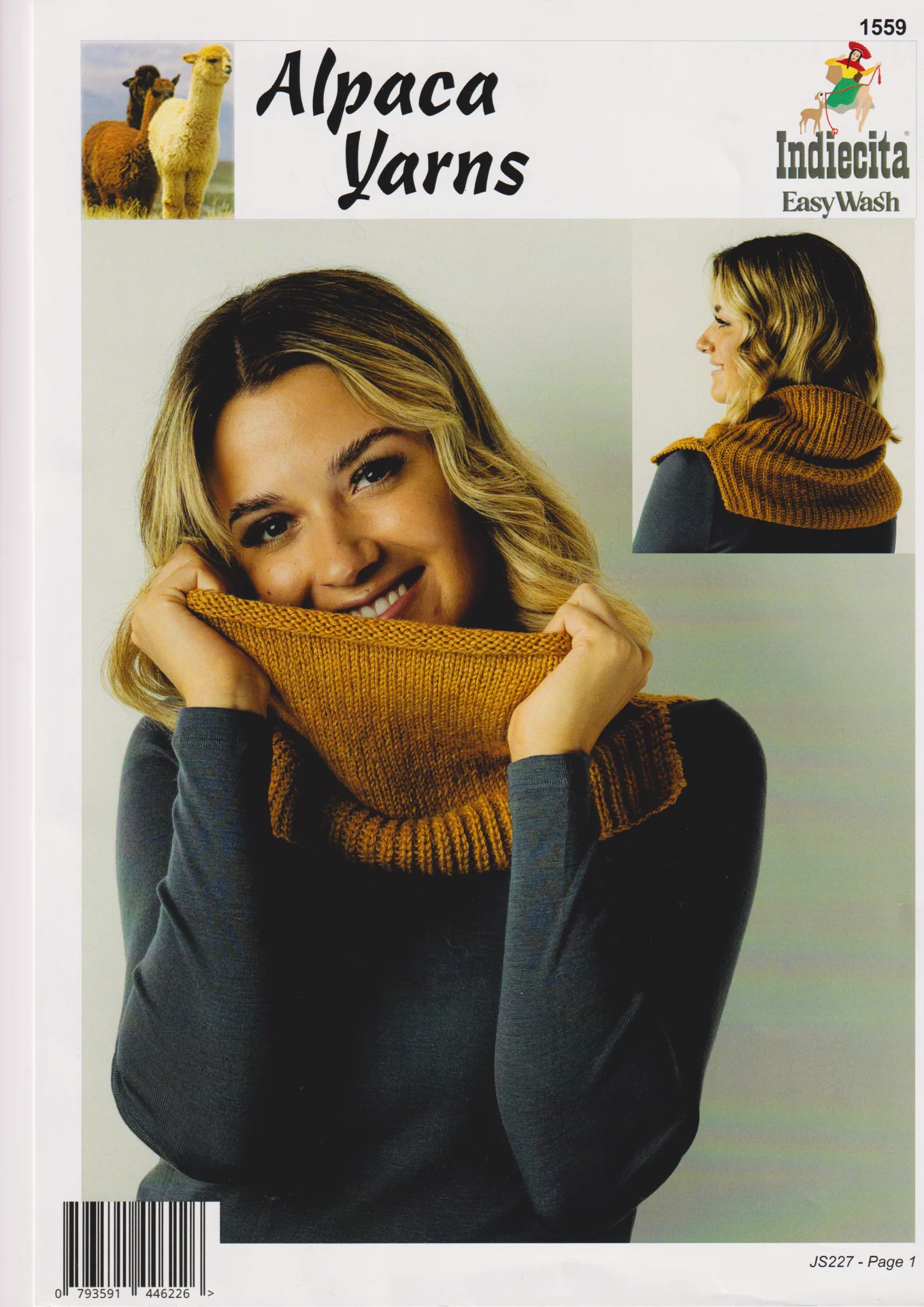 Alpaca Yarns Pattern 1559 8 Ply Neck Warmer