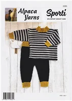 Alpaca Yarns Pattern 2201 Sport 5 Ply Baby Jumper and Pants