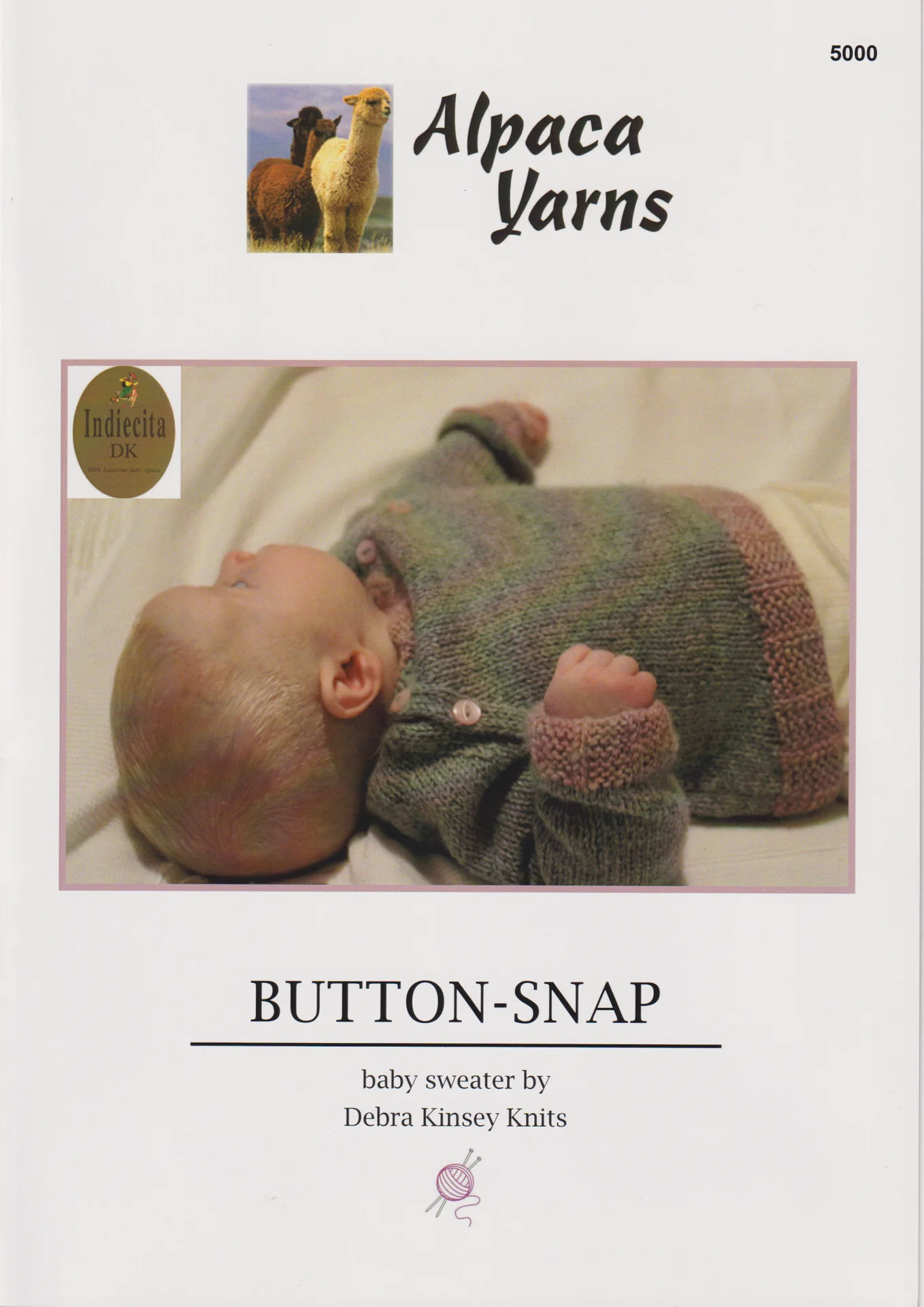 Alpaca Yarns Pattern 5000 Button Snap