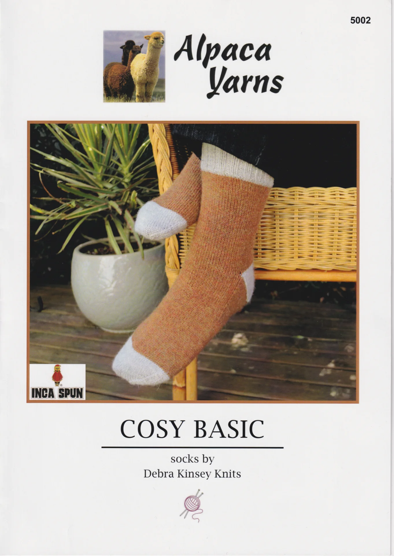 Alpaca Yarns Pattern 5002 Cosy Basic Sock