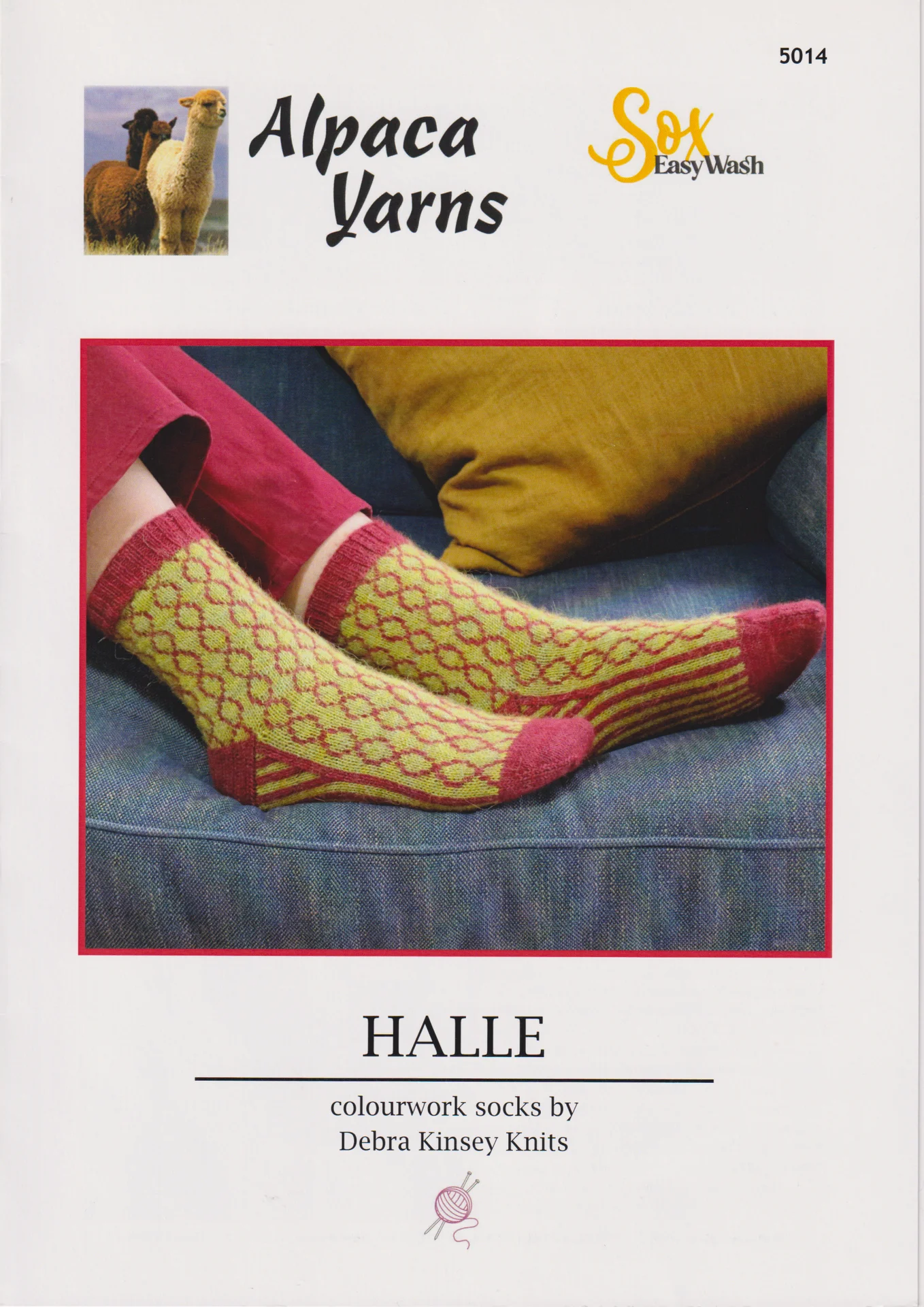 Alpaca Yarns Pattern 5014 Halle Socks