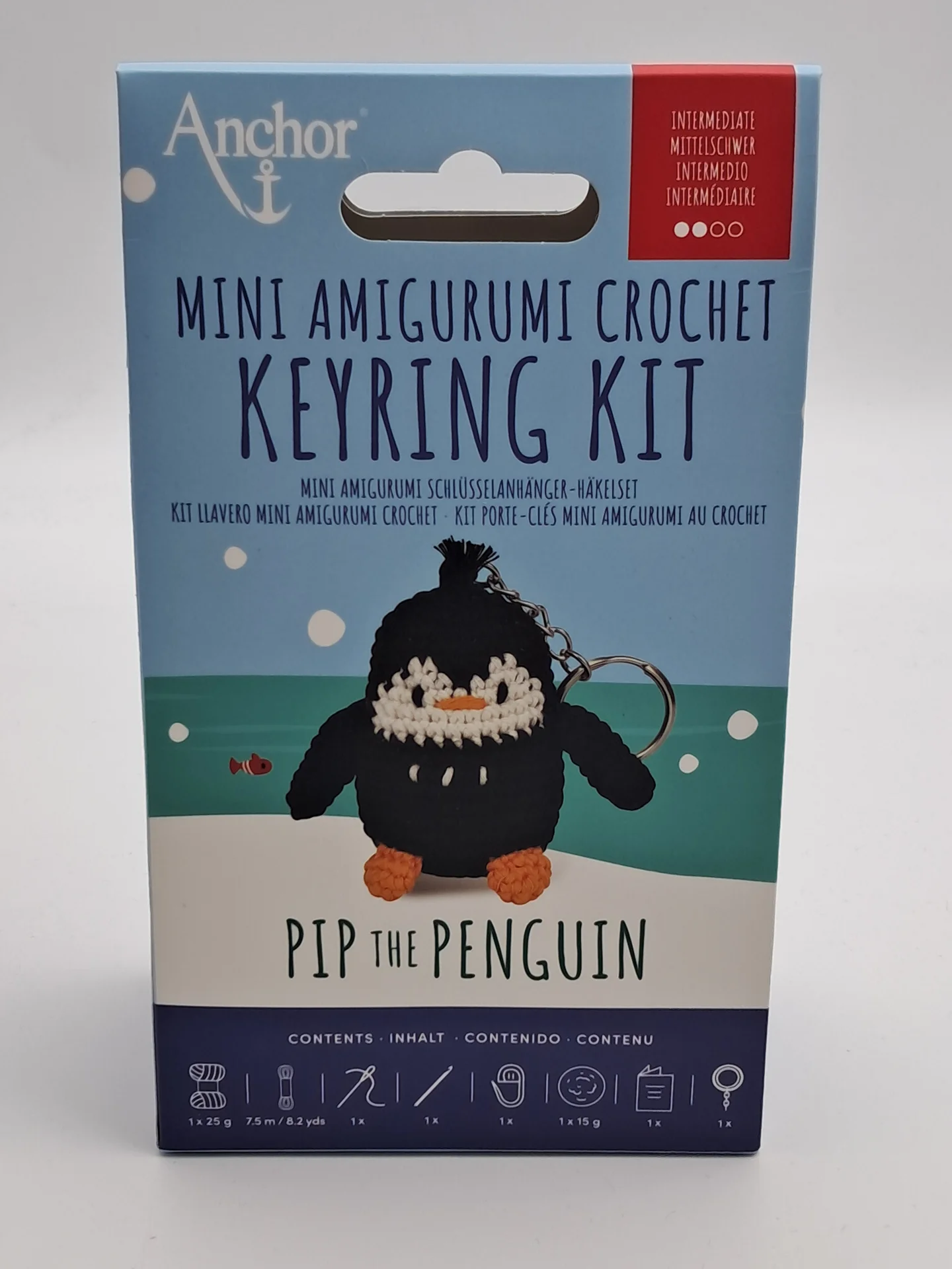Anchor Mini Key Ring Pip Penguin