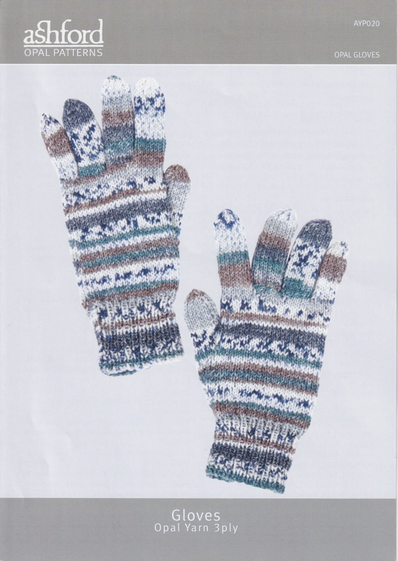 Ashford Pattern Opal Gloves