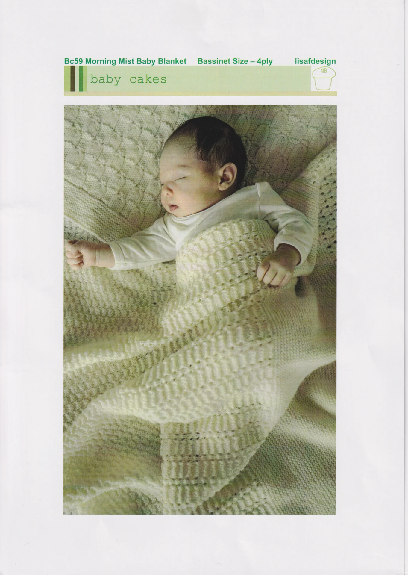 Baby Cakes BC 59 Morning Mist Blanket