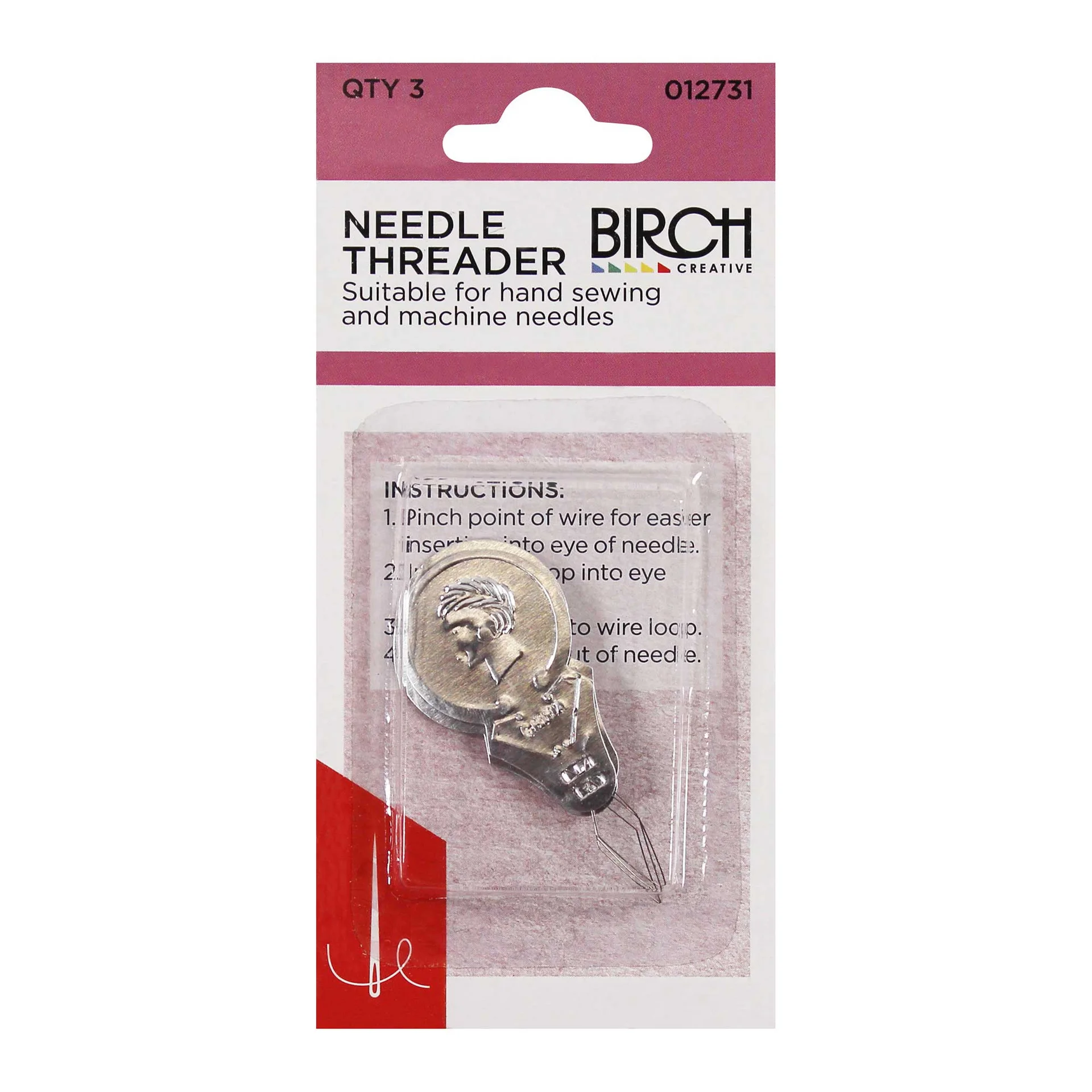 Birch Needle Threader Set of 3