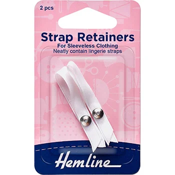 Bra Strap Retainer White