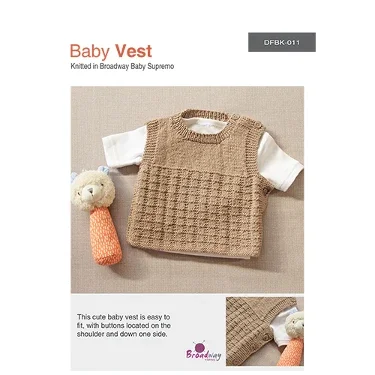 Broadway Pattern 011 Baby Vest