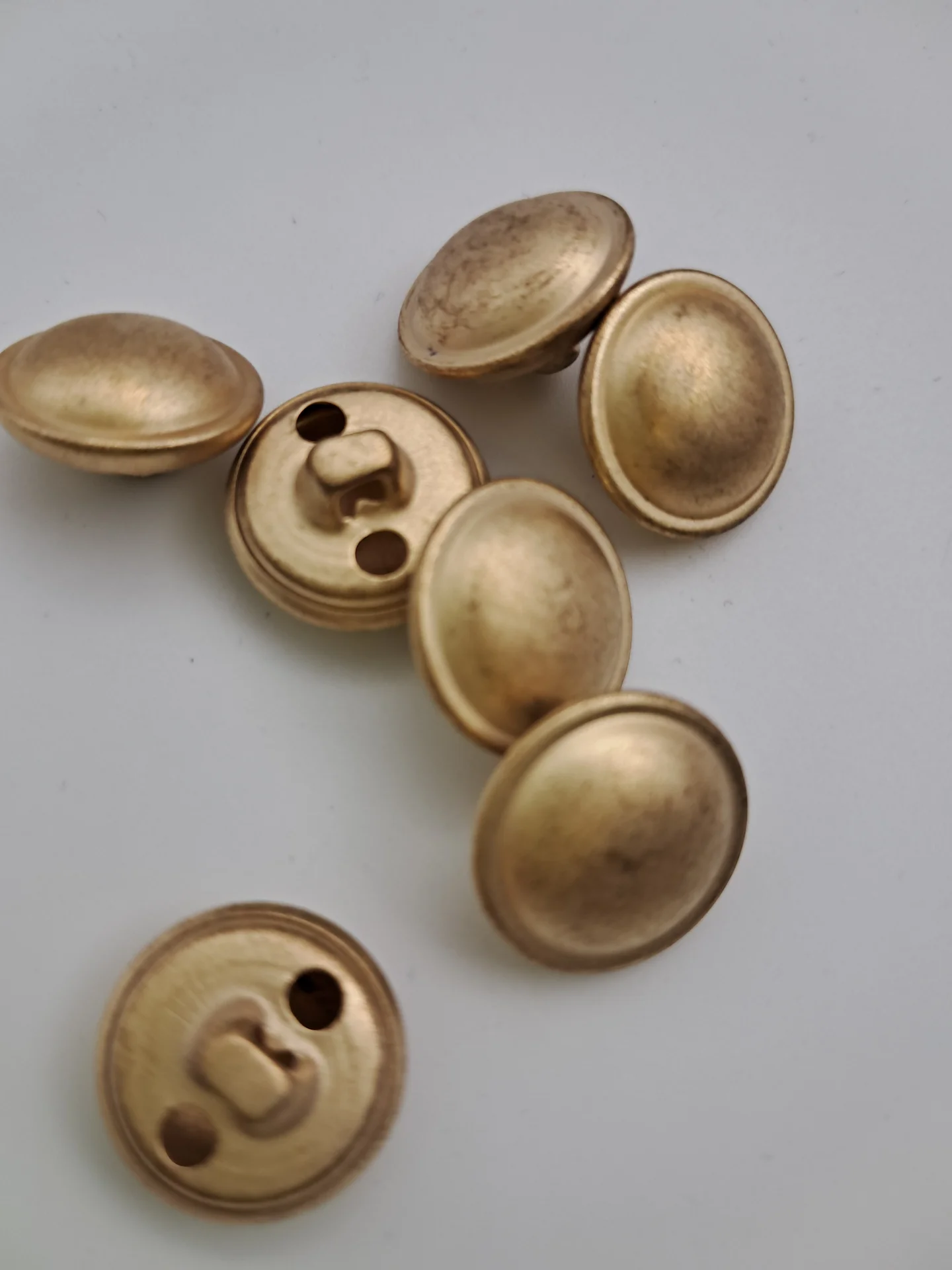 Button 14913 15mm Gold Shank