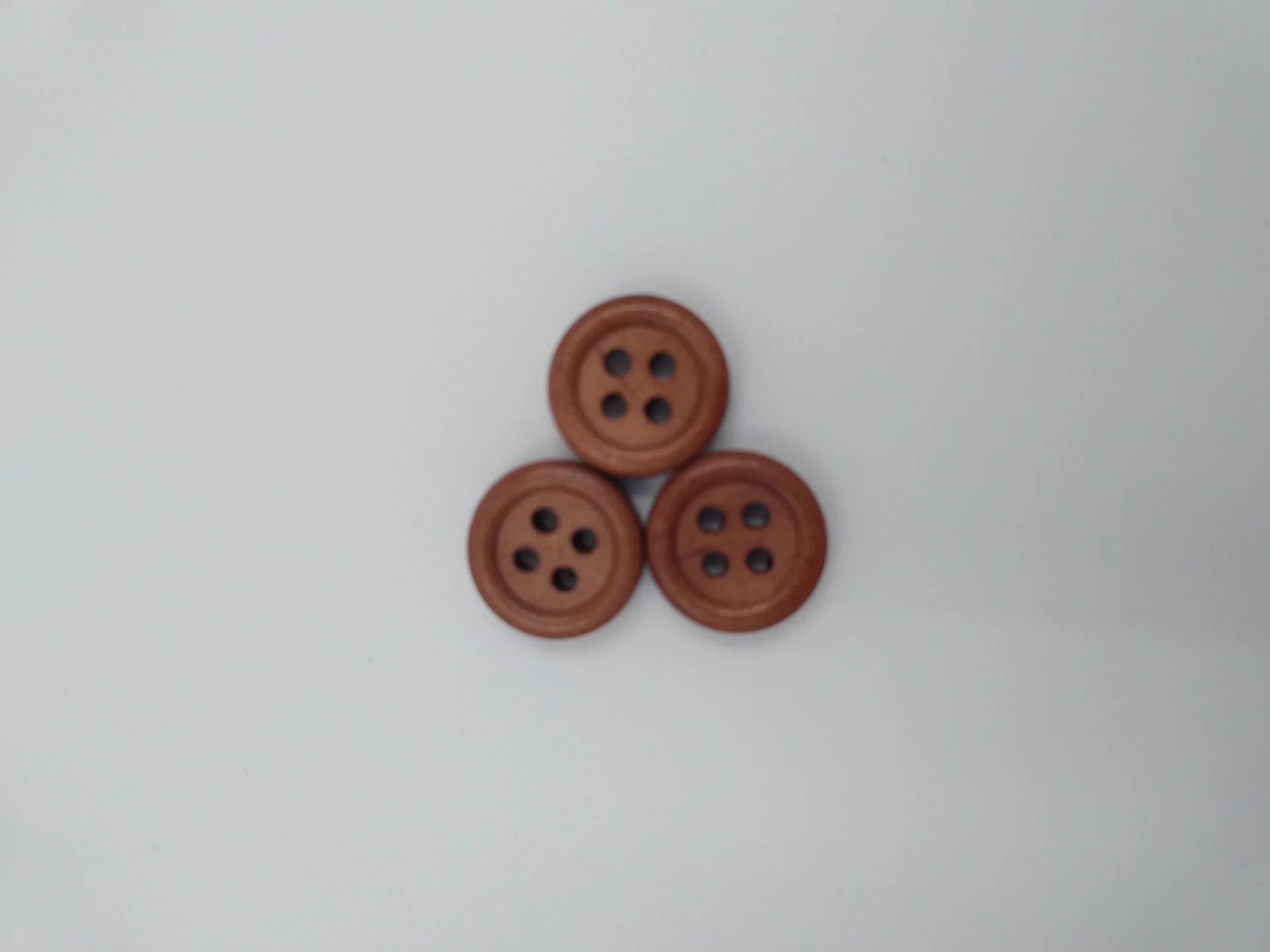 Button 2120 Small 4 Hole Wood Med