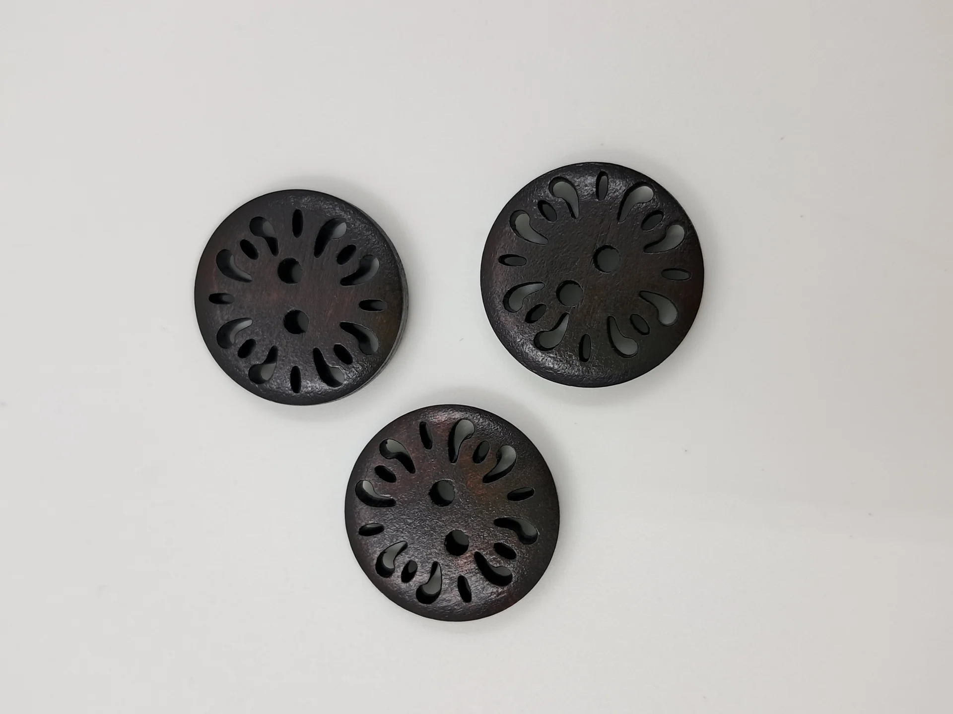 Button 26TA20 Tan Vintage 20mm