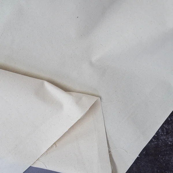 Cotton Canvas 160cm Natural Wht