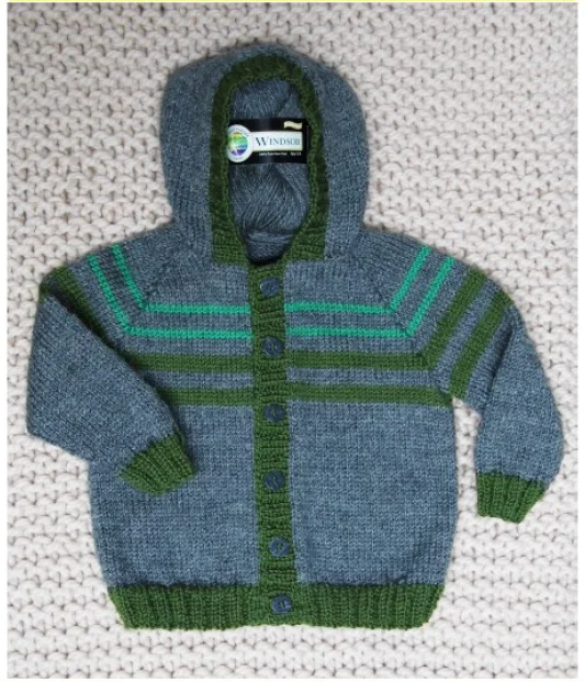 Countrywide Pattern 8 Ply Hoodie Kids P242