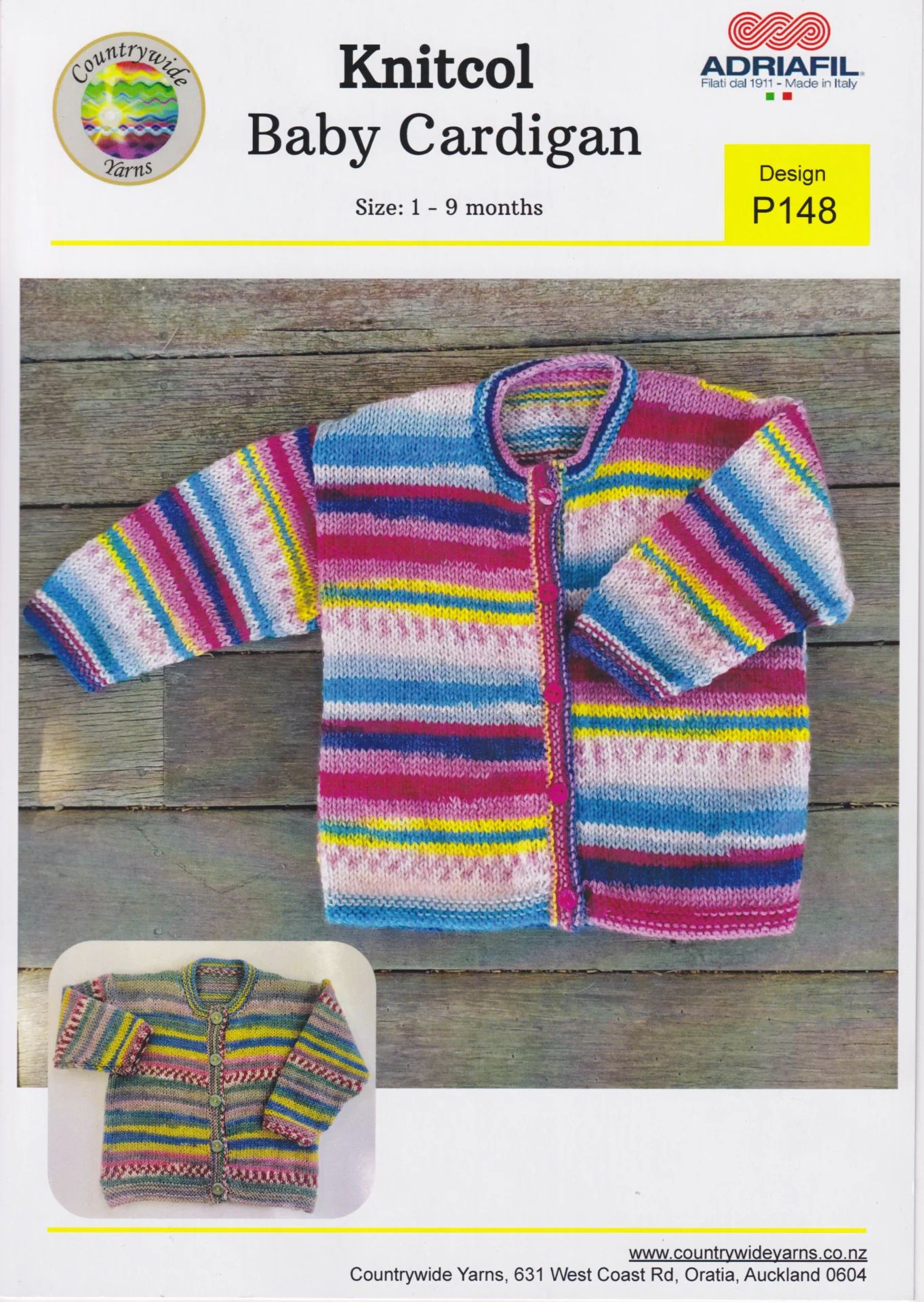 Countrywide Pattern P148 Knitcol Baby