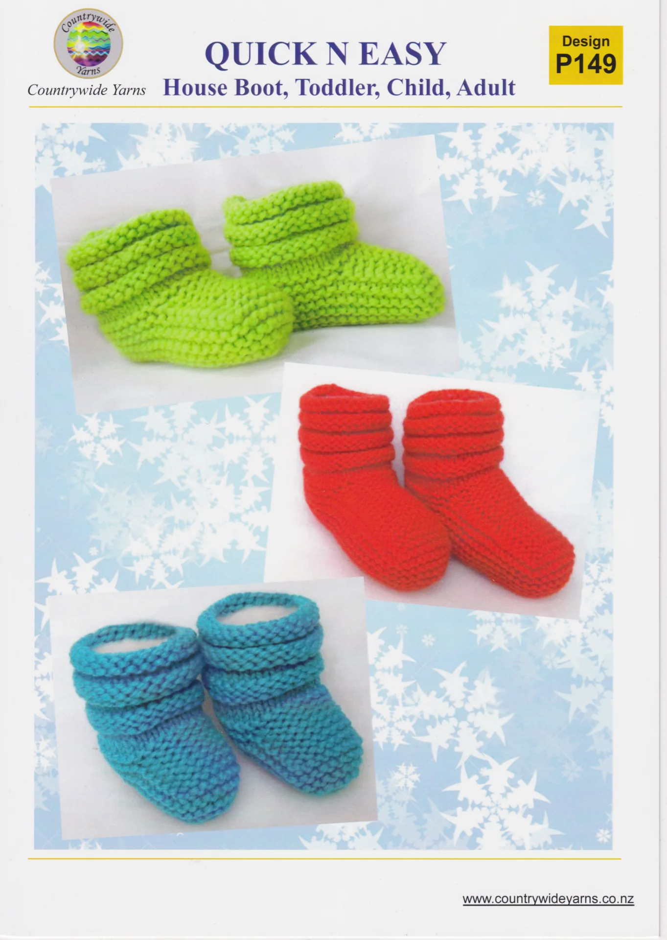 Countrywide Pattern P149 Quick N Easy Boot
