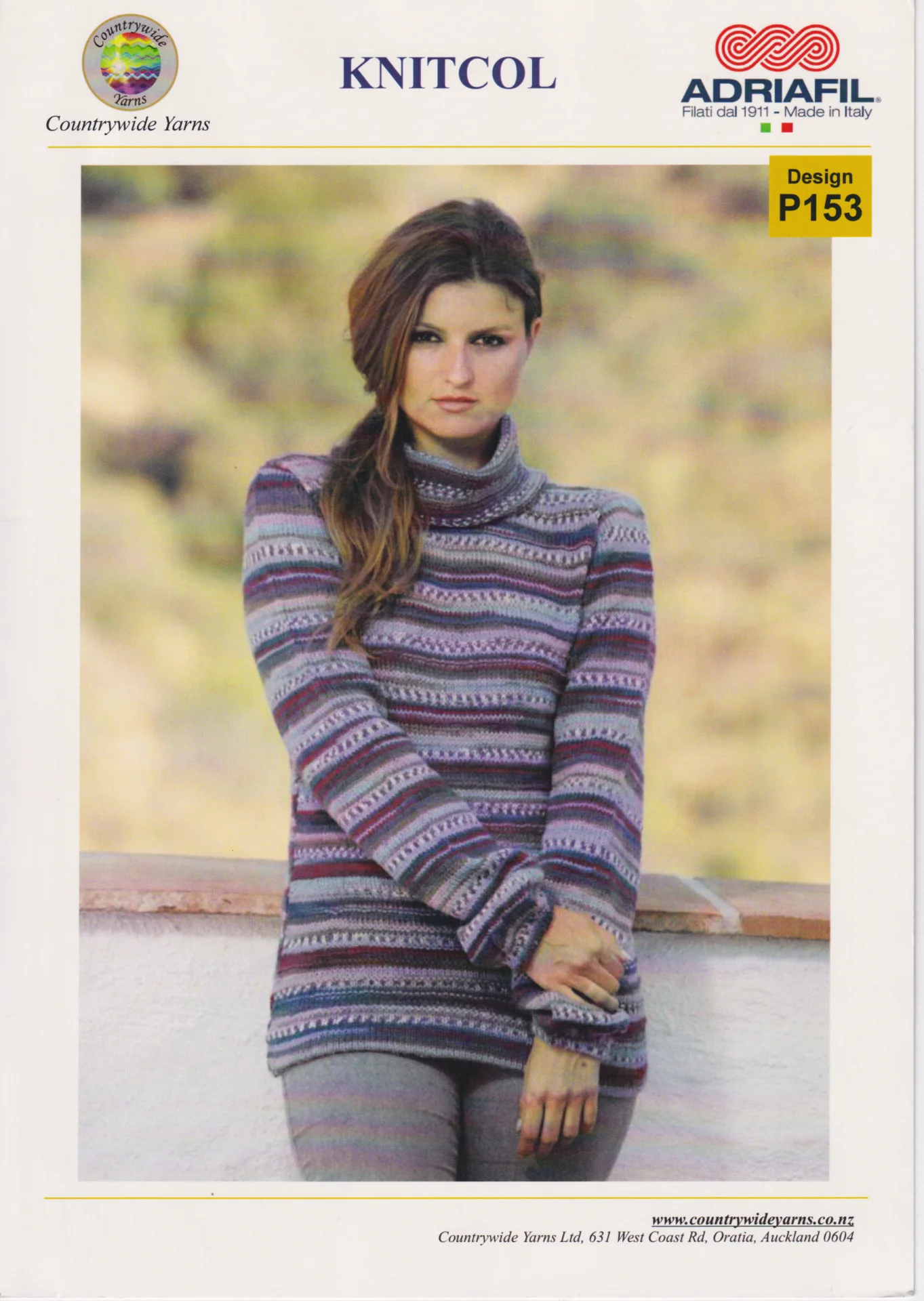 Countrywide Pattern P153 Knitcol Jumper