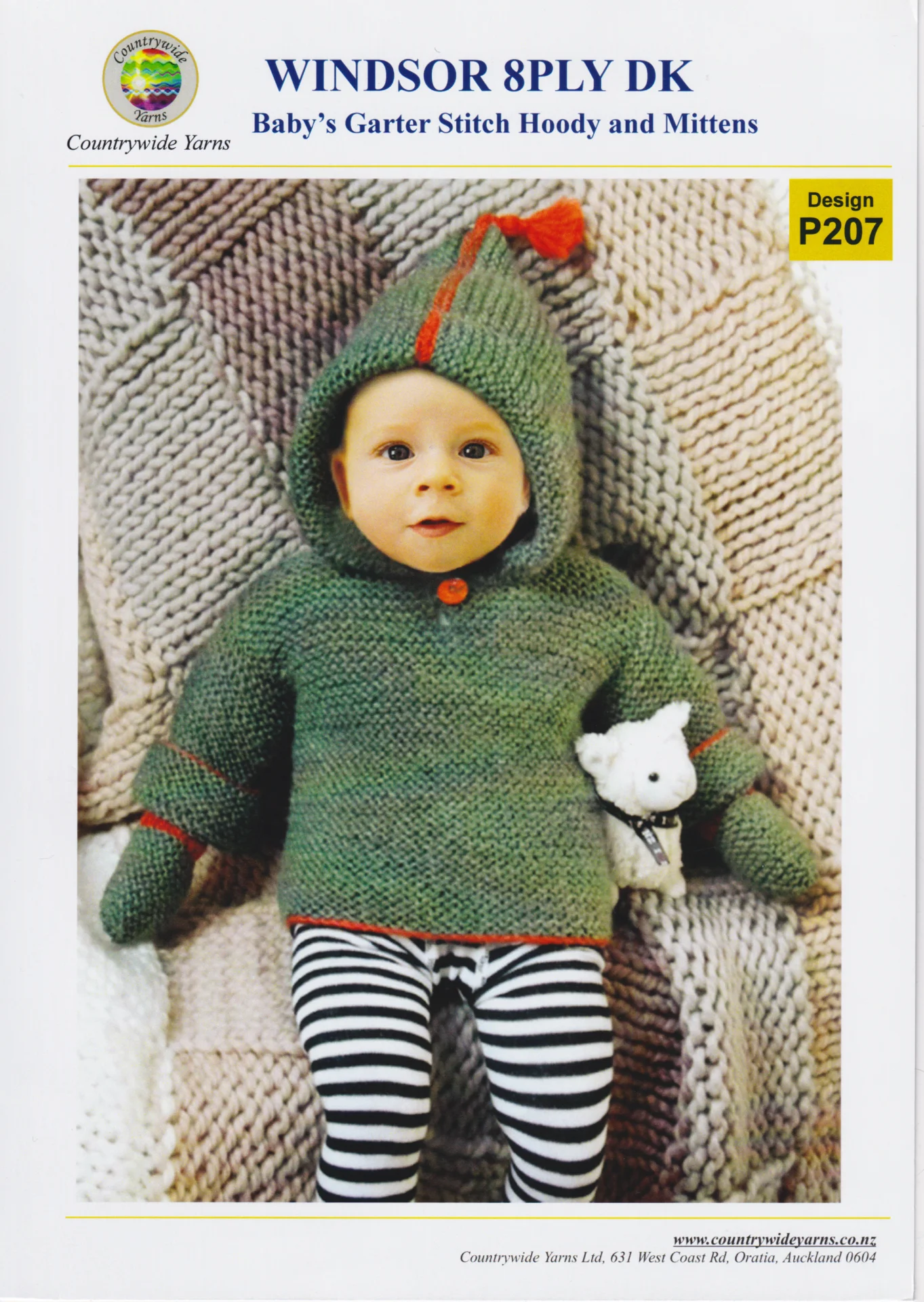 Countrywide Pattern P207 8 Ply Hoody Mitt