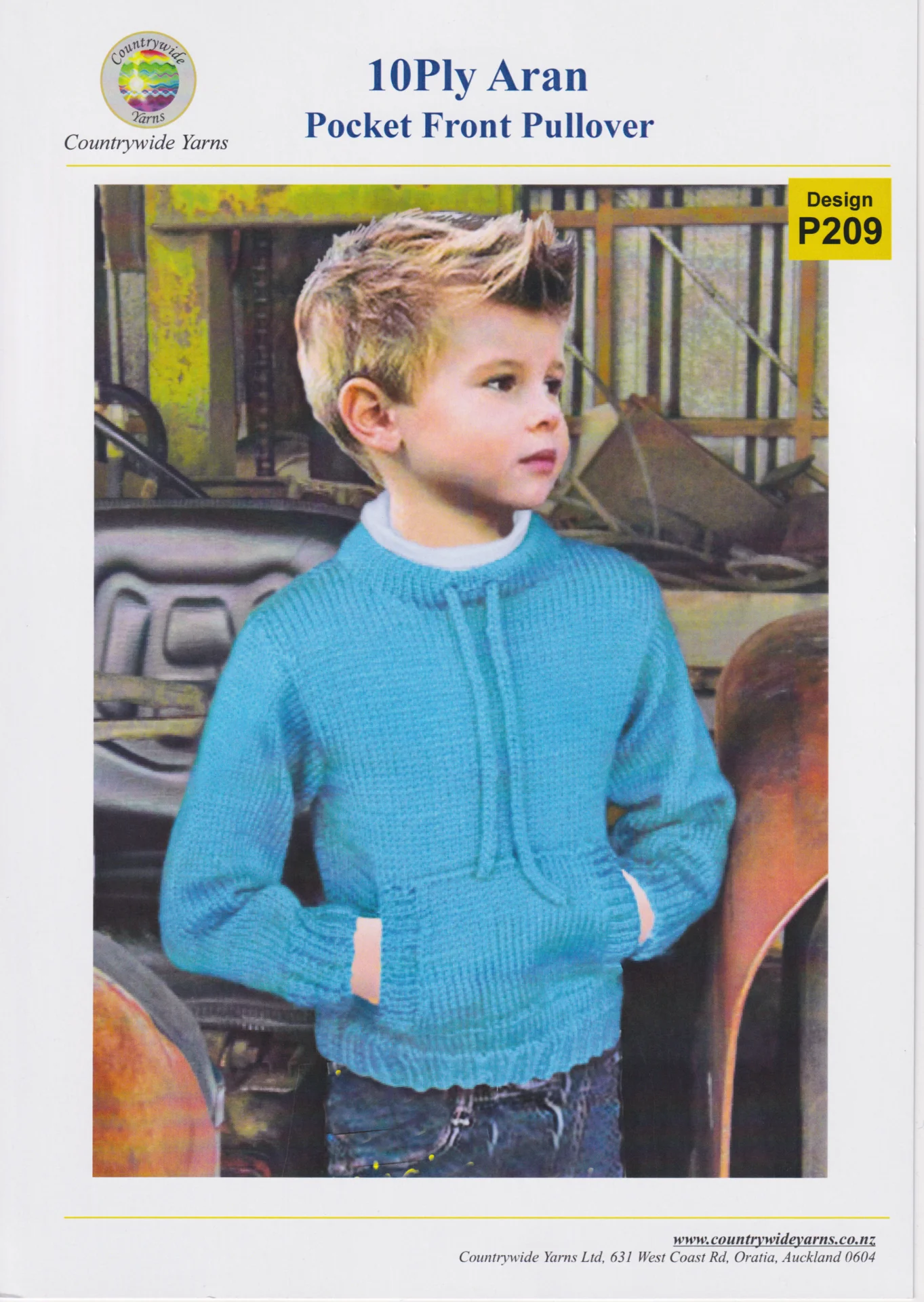 Countrywide Pattern P209 10 Ply Aran Pull O