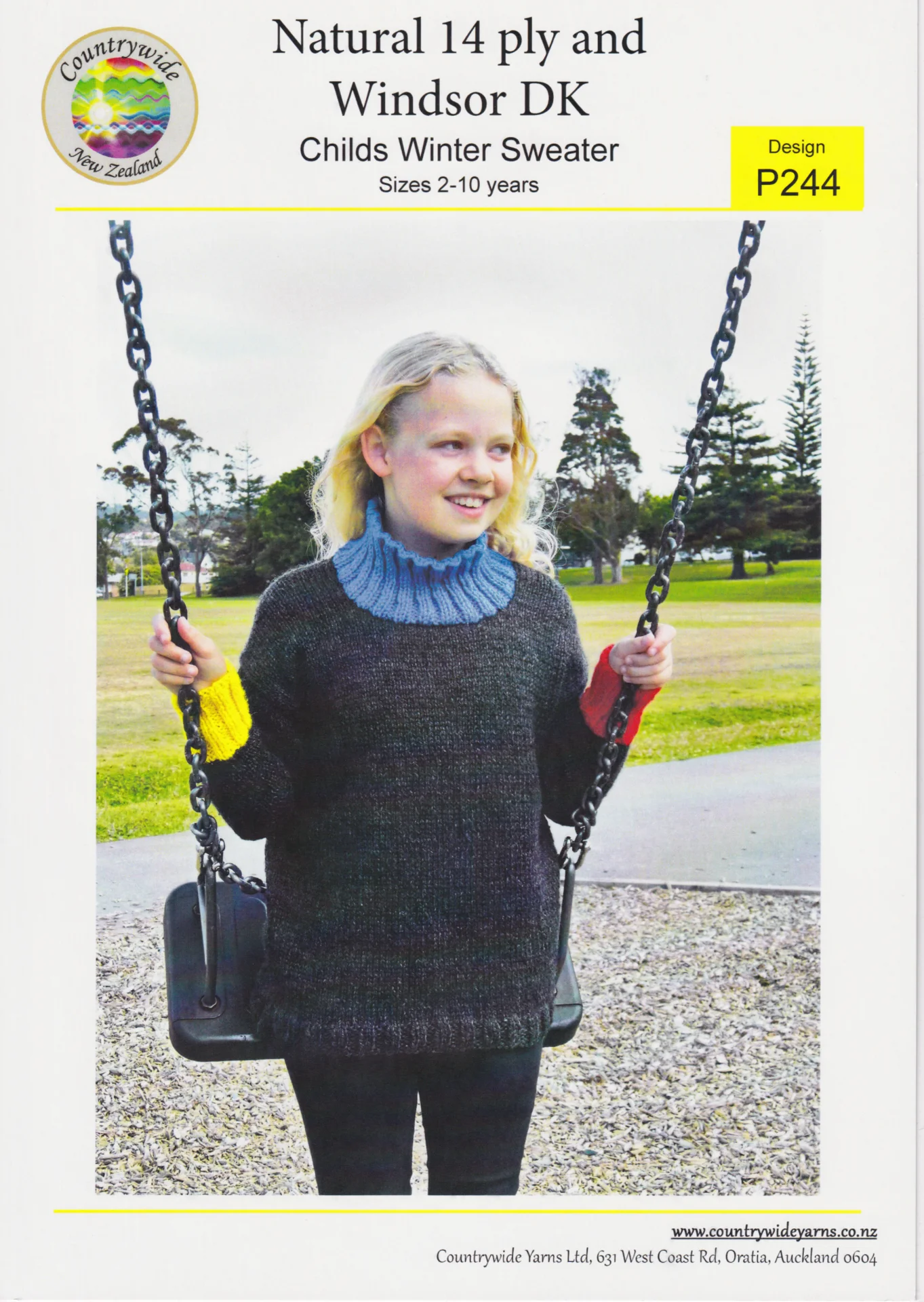 Countrywide Pattern P244 14 Ply Child Swea