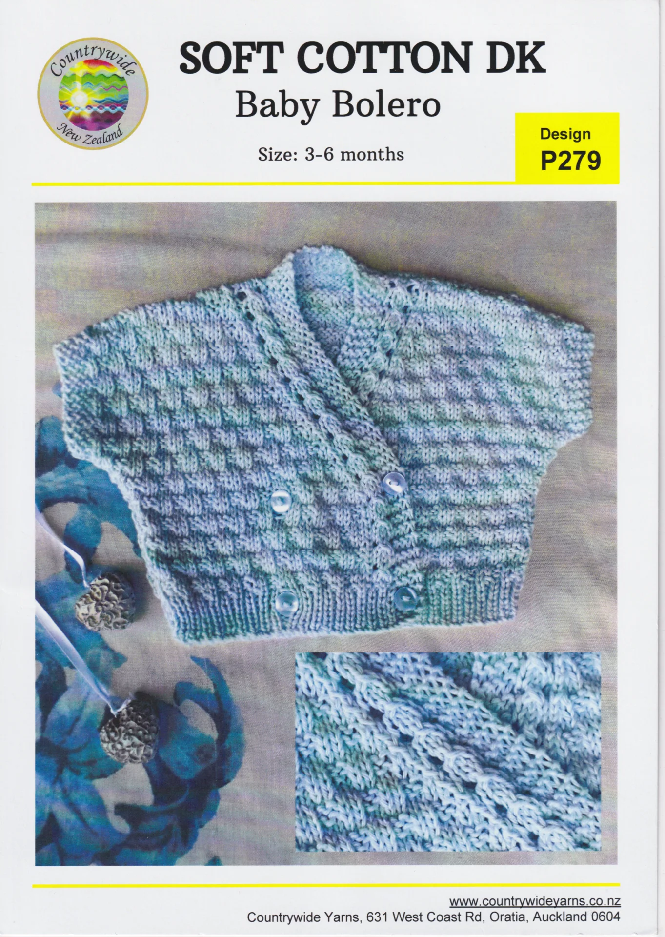 Countrywide Pattern P279 8 Ply Baby Bolero