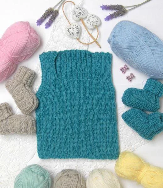 Countrywide Pattern P283 4 Ply Rib Singlet