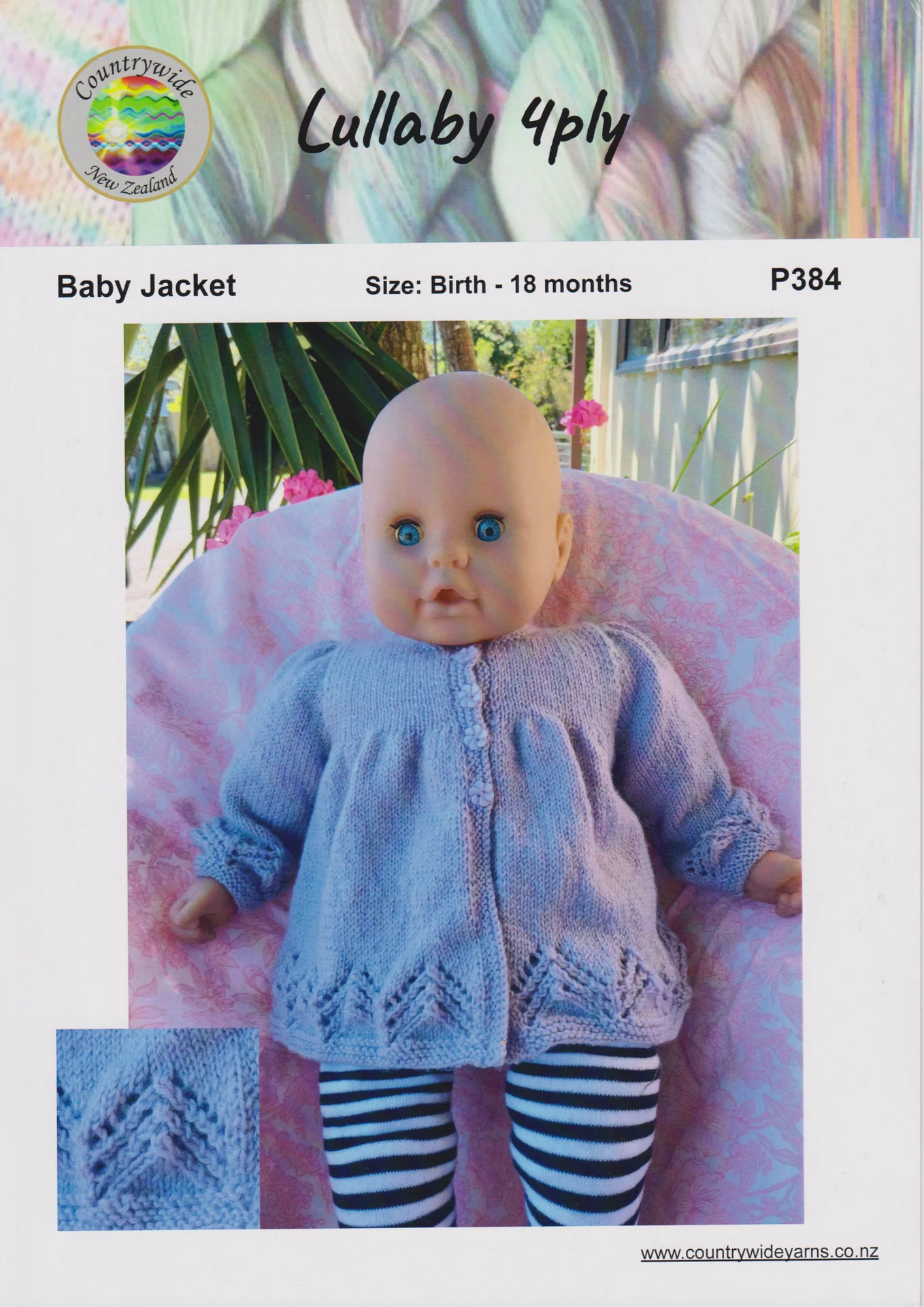 Countrywide Pattern P384 4 Ply Baby Jacket