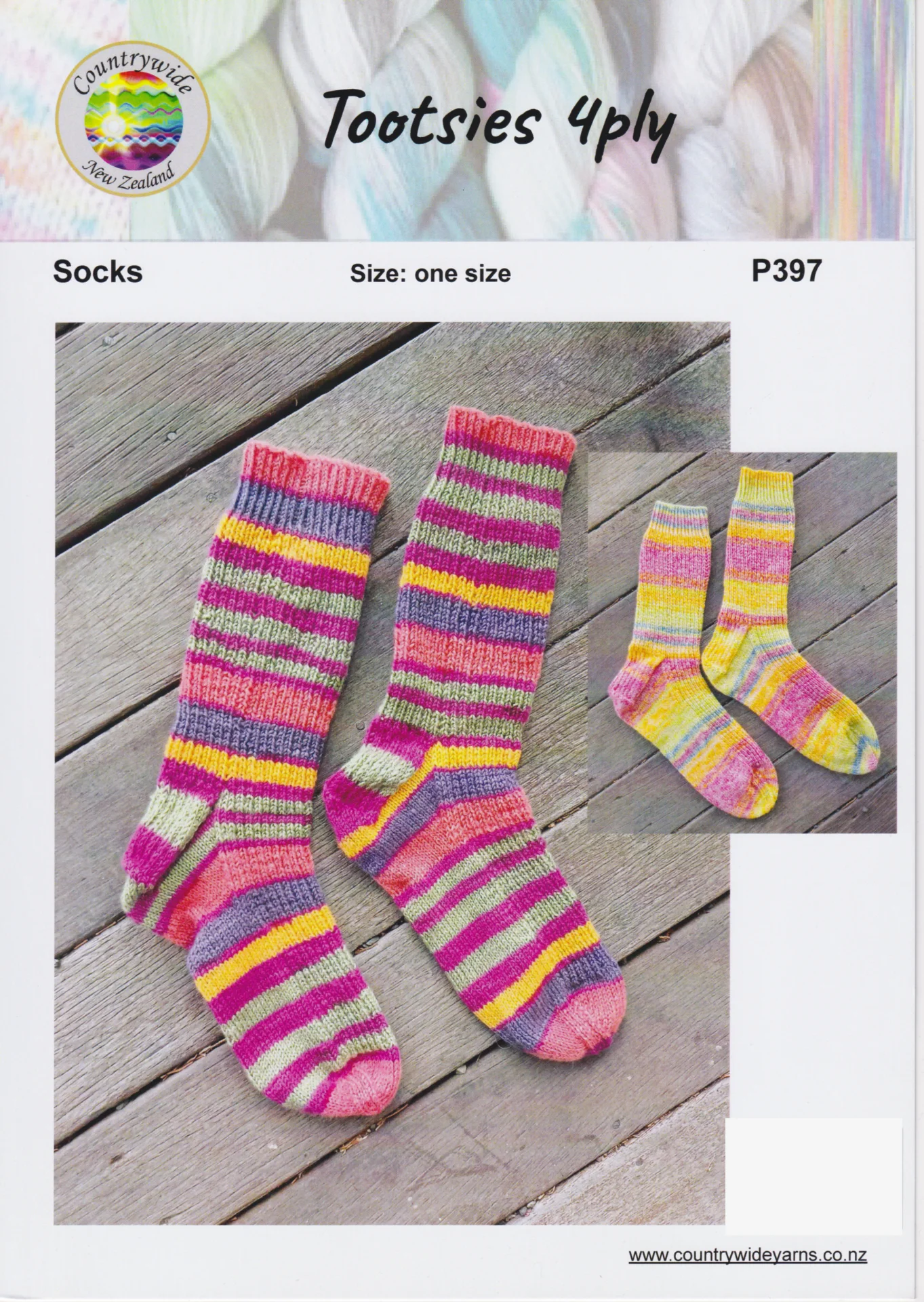 Countrywide Pattern P397 4 Ply Socks