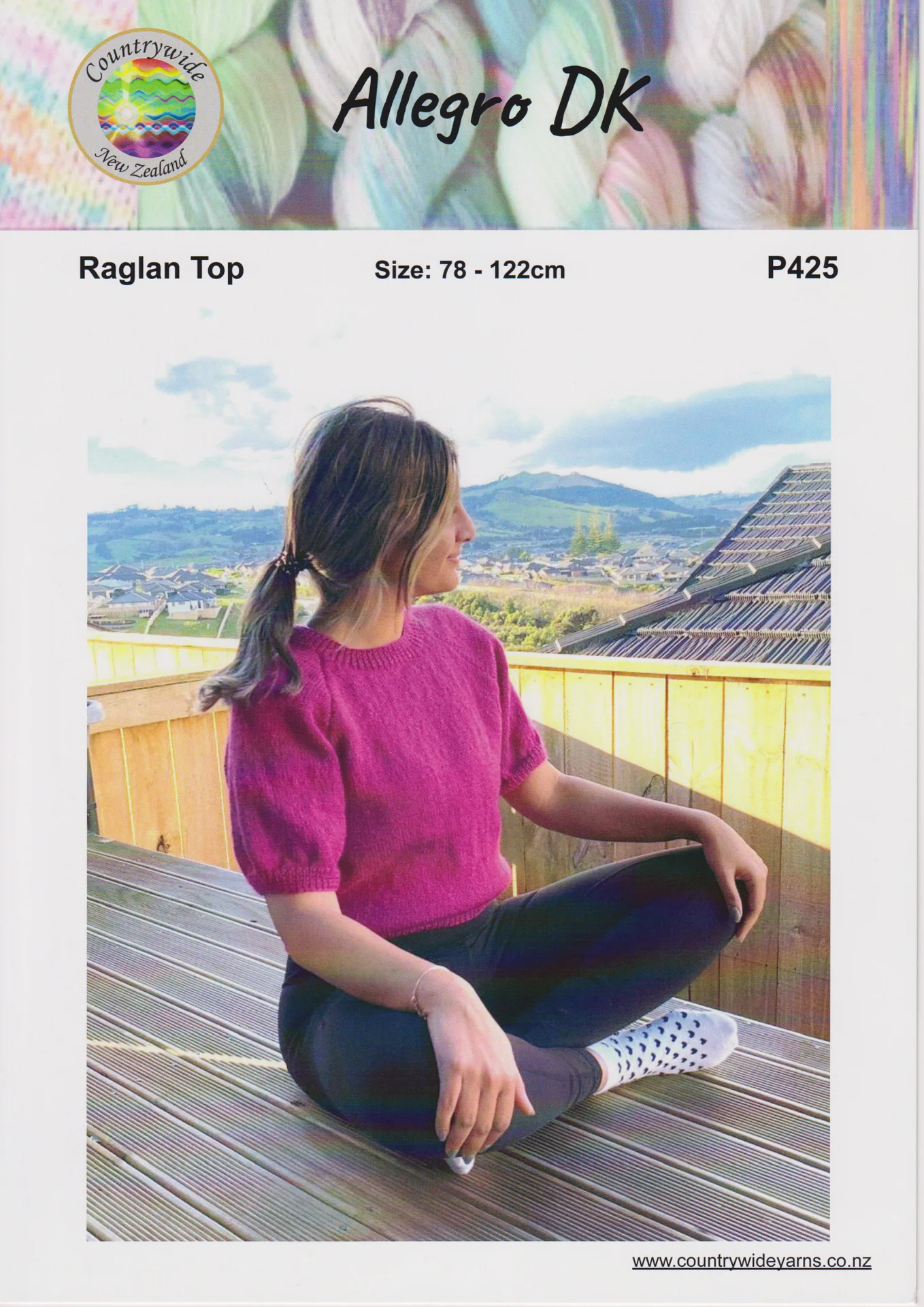 Countrywide Pattern P425 DK Raglan Top