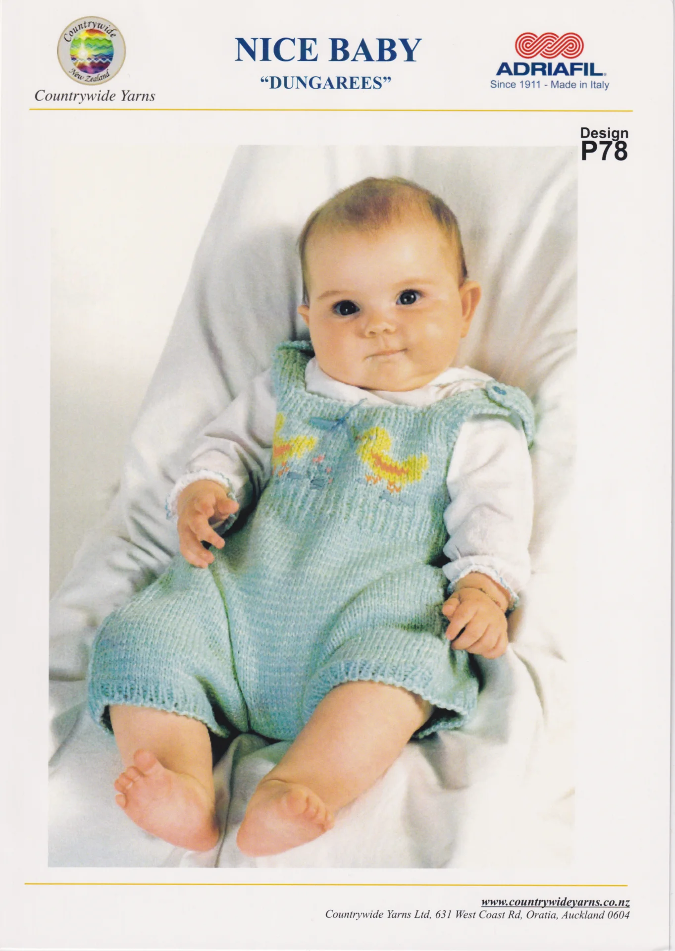 Countrywide Pattern P78 Dungarees 4 Ply