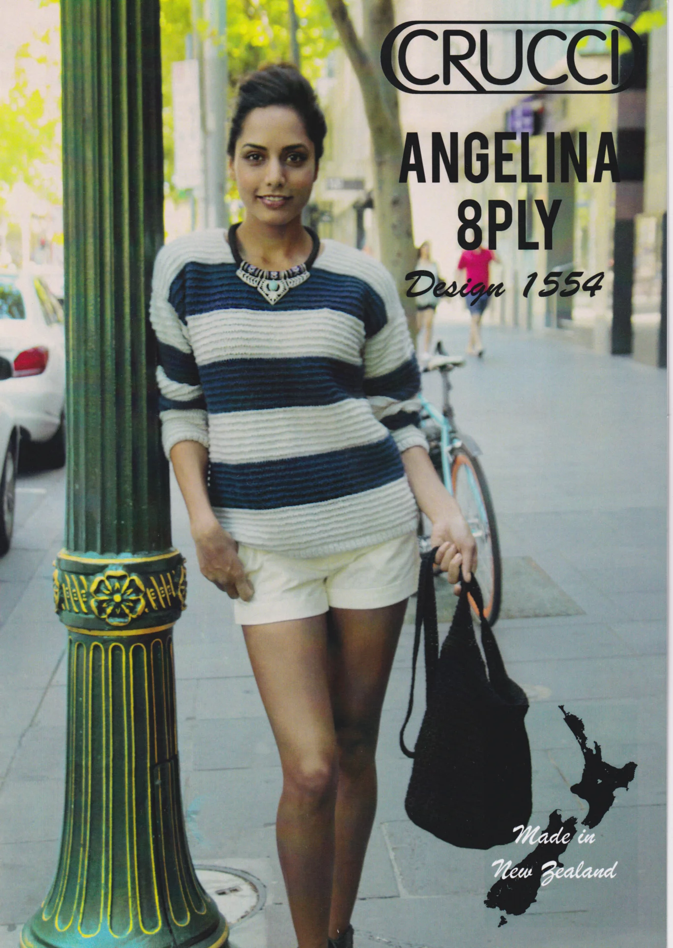 Crucci 1554 Angelina Striped Sweater