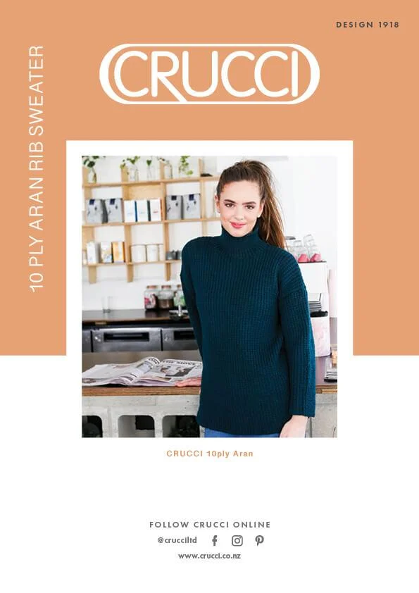 Crucci 1918 10 Ply Rib Sweater