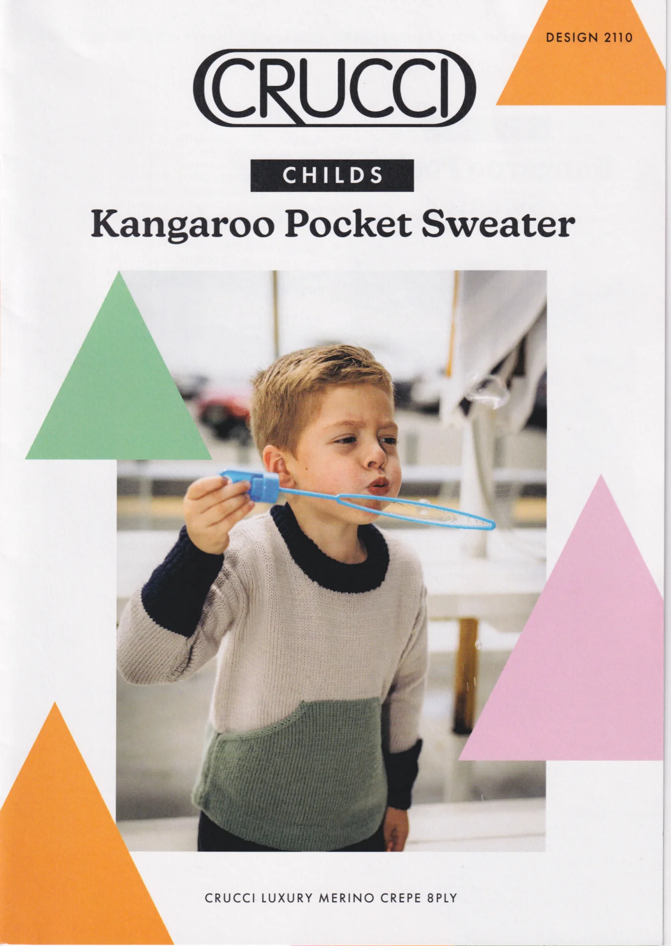 Crucci 2110 8 Ply Childs Sweater