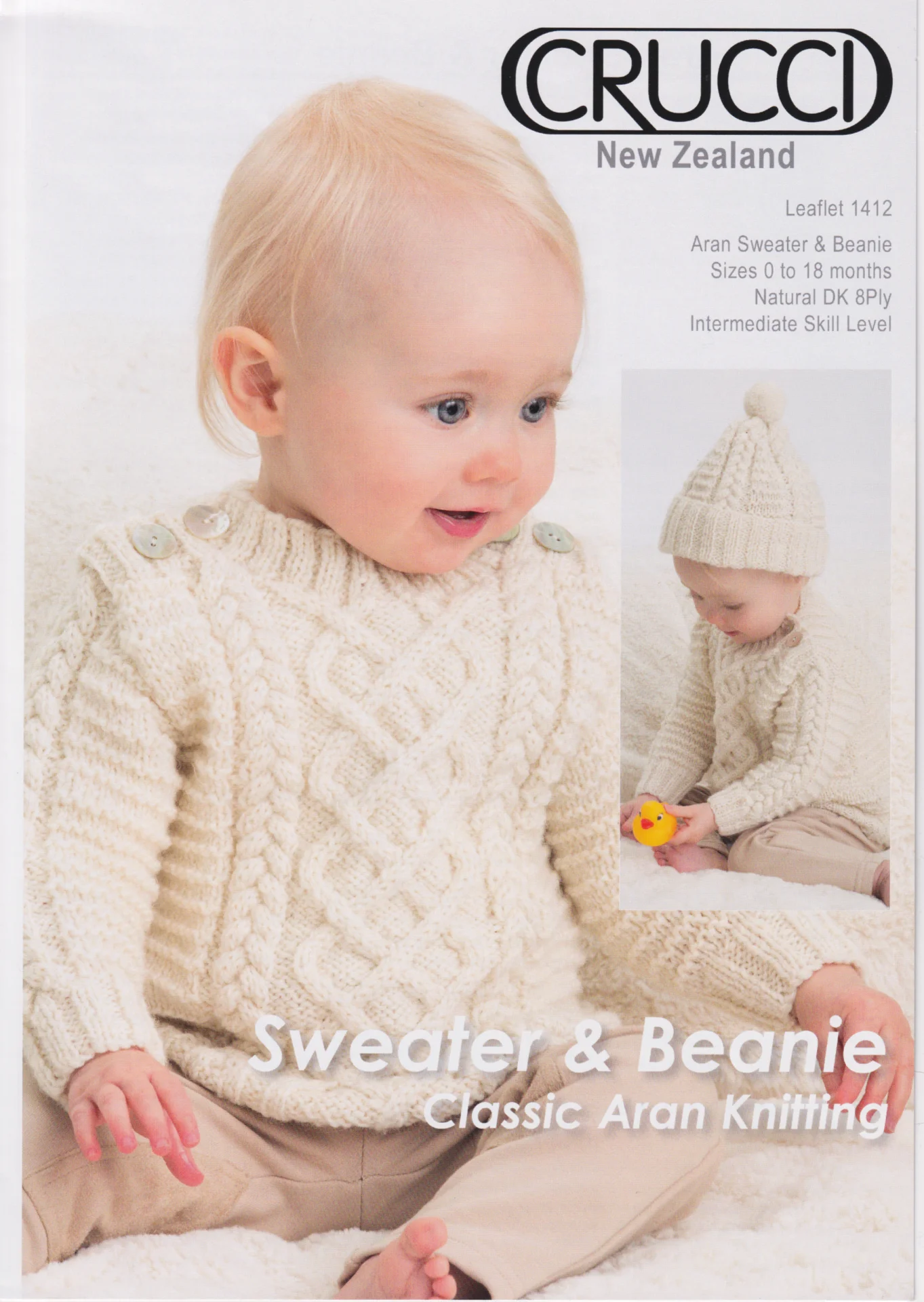 Crucci Pattern 1412 Baby Aran