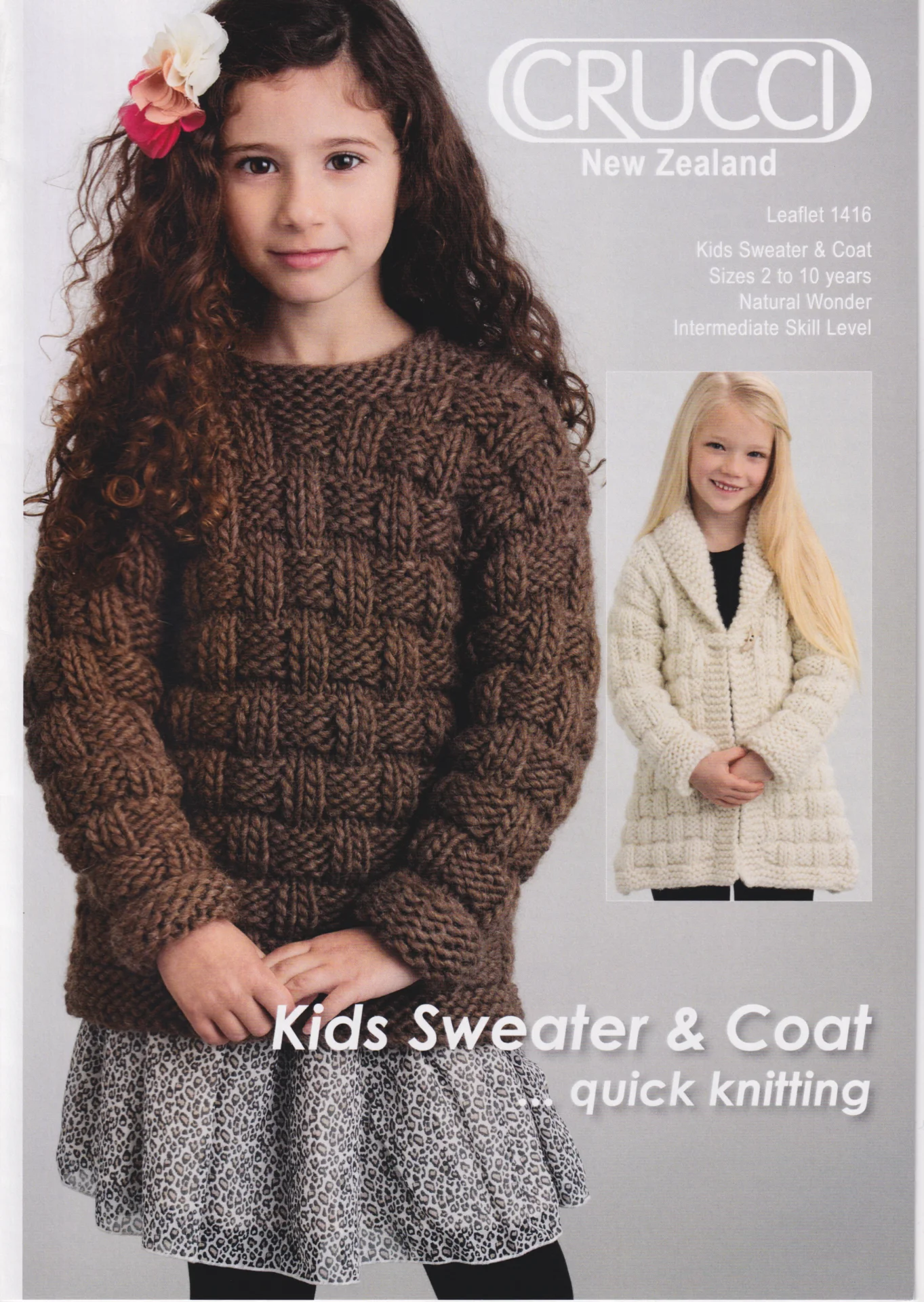 Crucci Pattern 1416 Kids Sweater