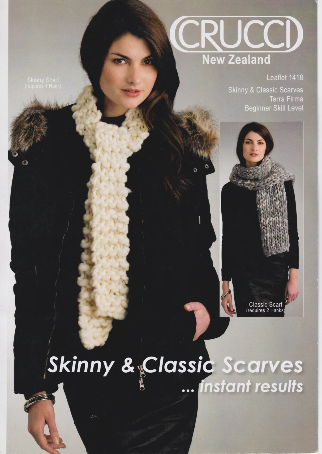 Crucci Pattern 1418 Terra Firma Scarf