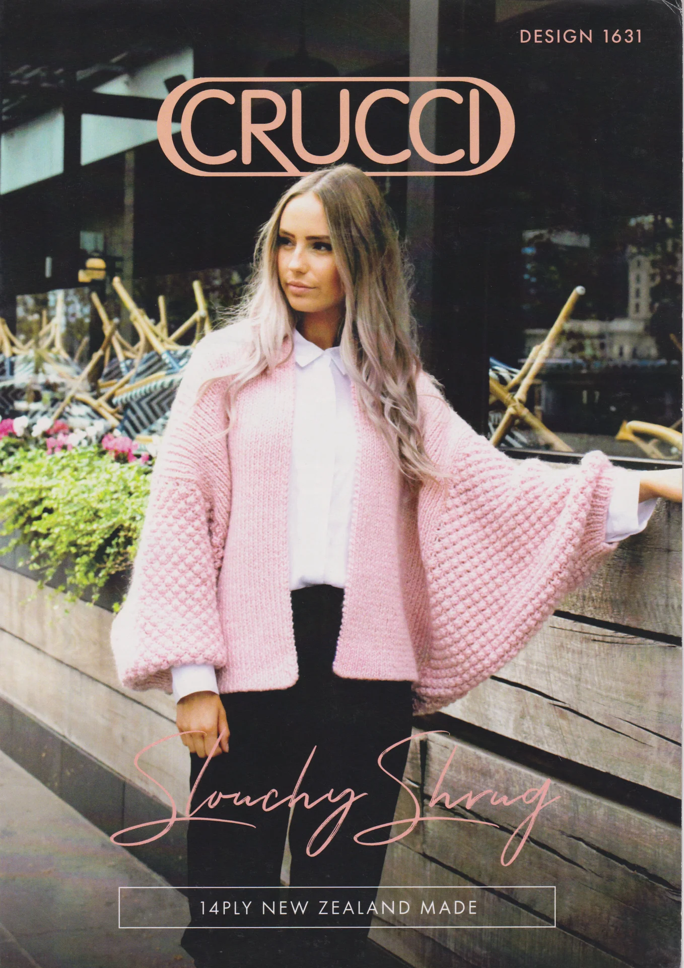 Crucci Pattern 1631 Slouchy Shrug