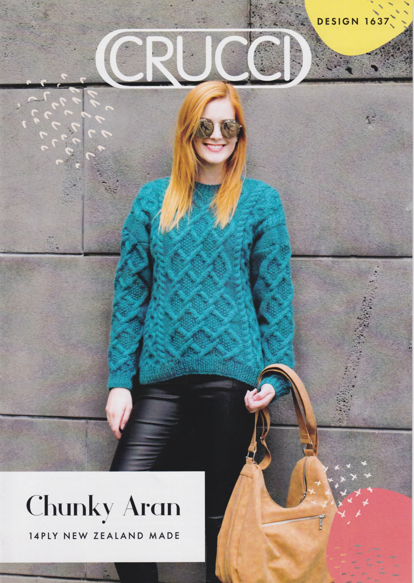 Crucci Pattern 1637 14 Ply Aran Sweater