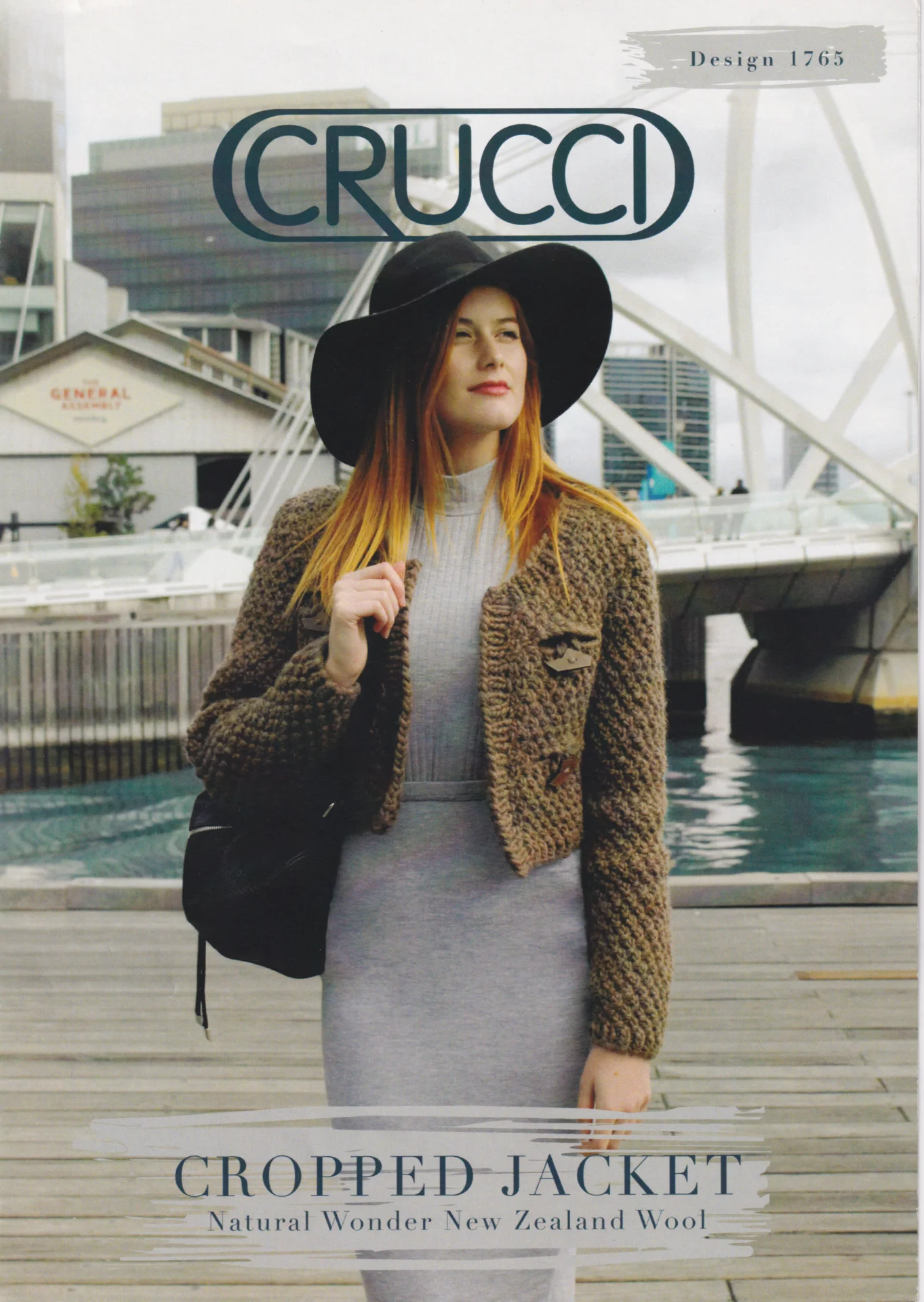 Crucci Pattern 1765 Cropped Jacket Natural Wonder