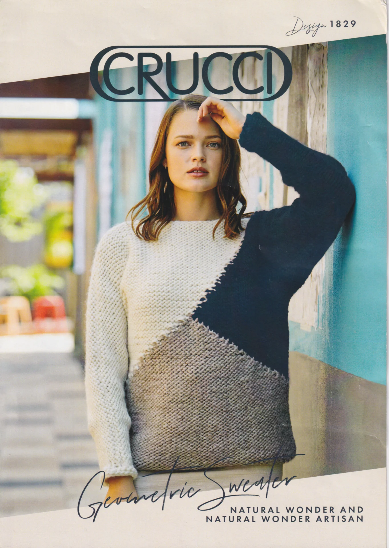 Crucci Pattern 1829 Geometric Sweater