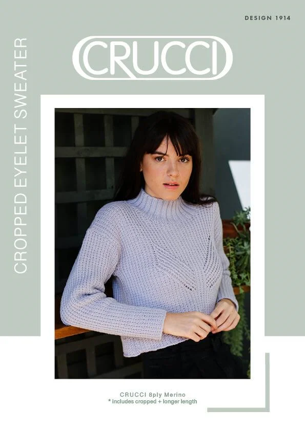 Crucci Pattern 1914 8 Ply Rib Sweater