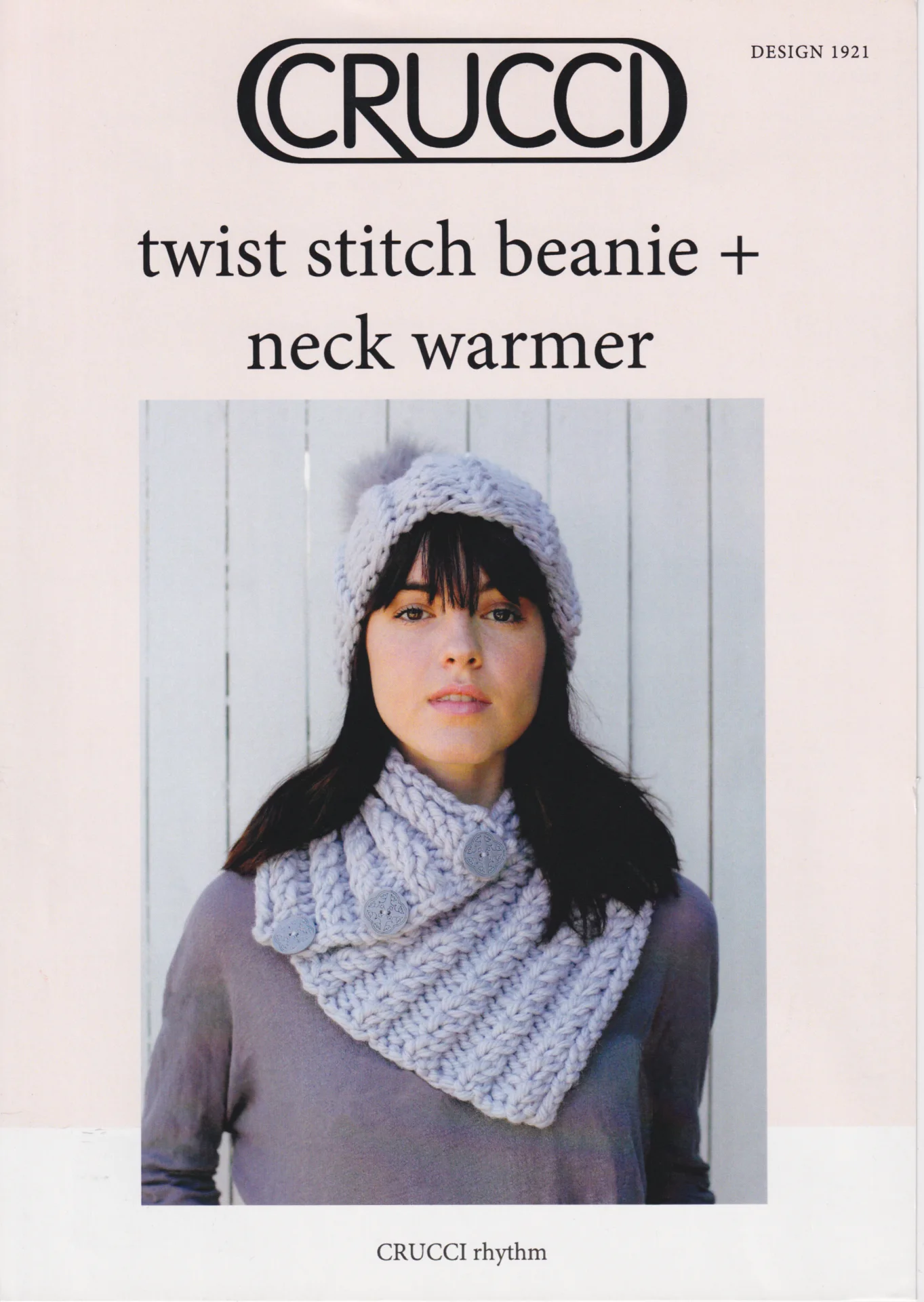 Crucci Pattern 1921 Twist Beanie and Neck Warmer