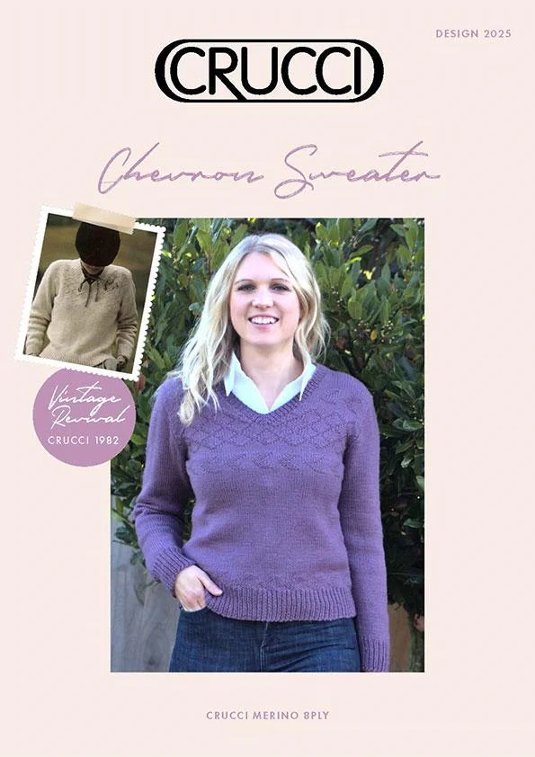 Crucci Pattern 2025 8 Ply Chevron Sweater