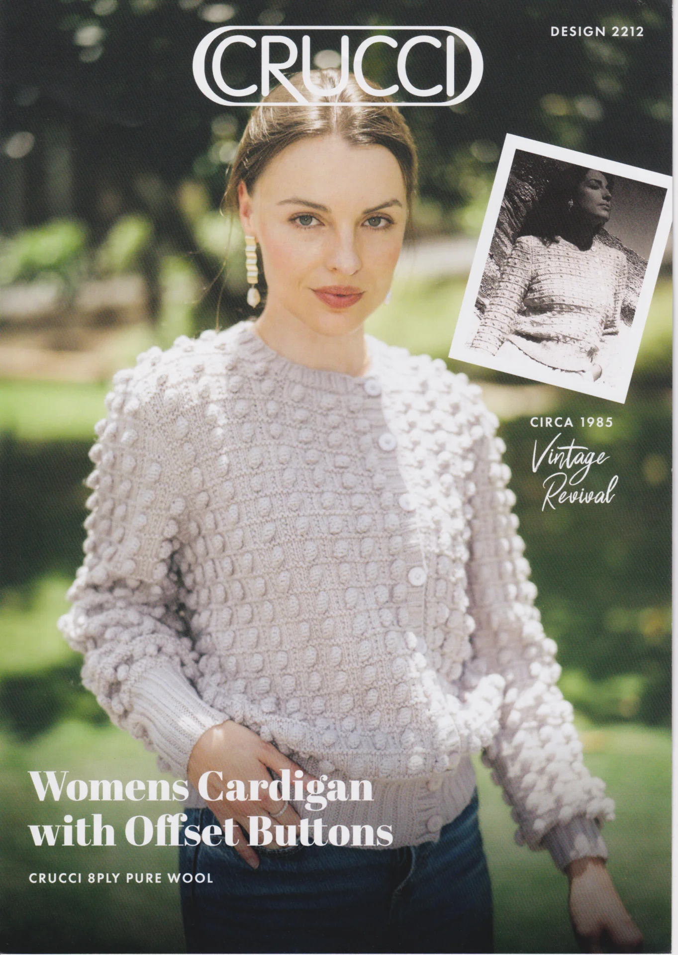Crucci Pattern 2212 Women's Cardigan