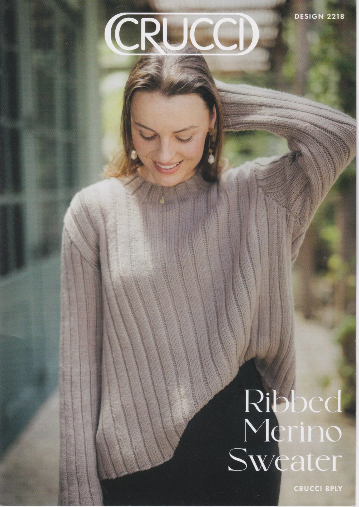 Crucci Pattern 2218 Ribbed Sweater