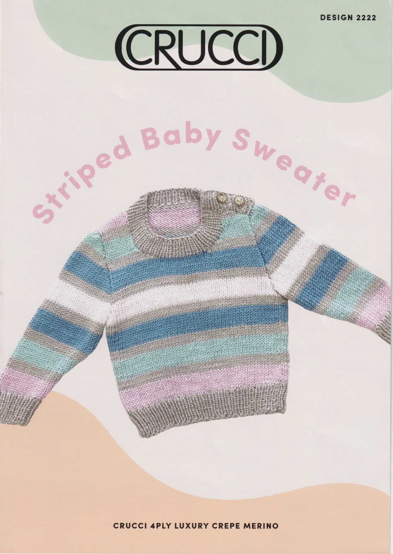 Crucci Pattern 2222 4 Ply Baby Sweater