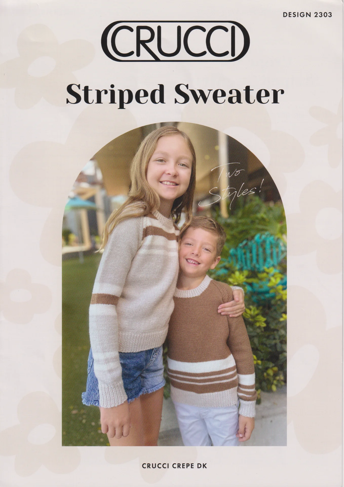 Crucci Pattern 2303 8 Ply Kids Sweater