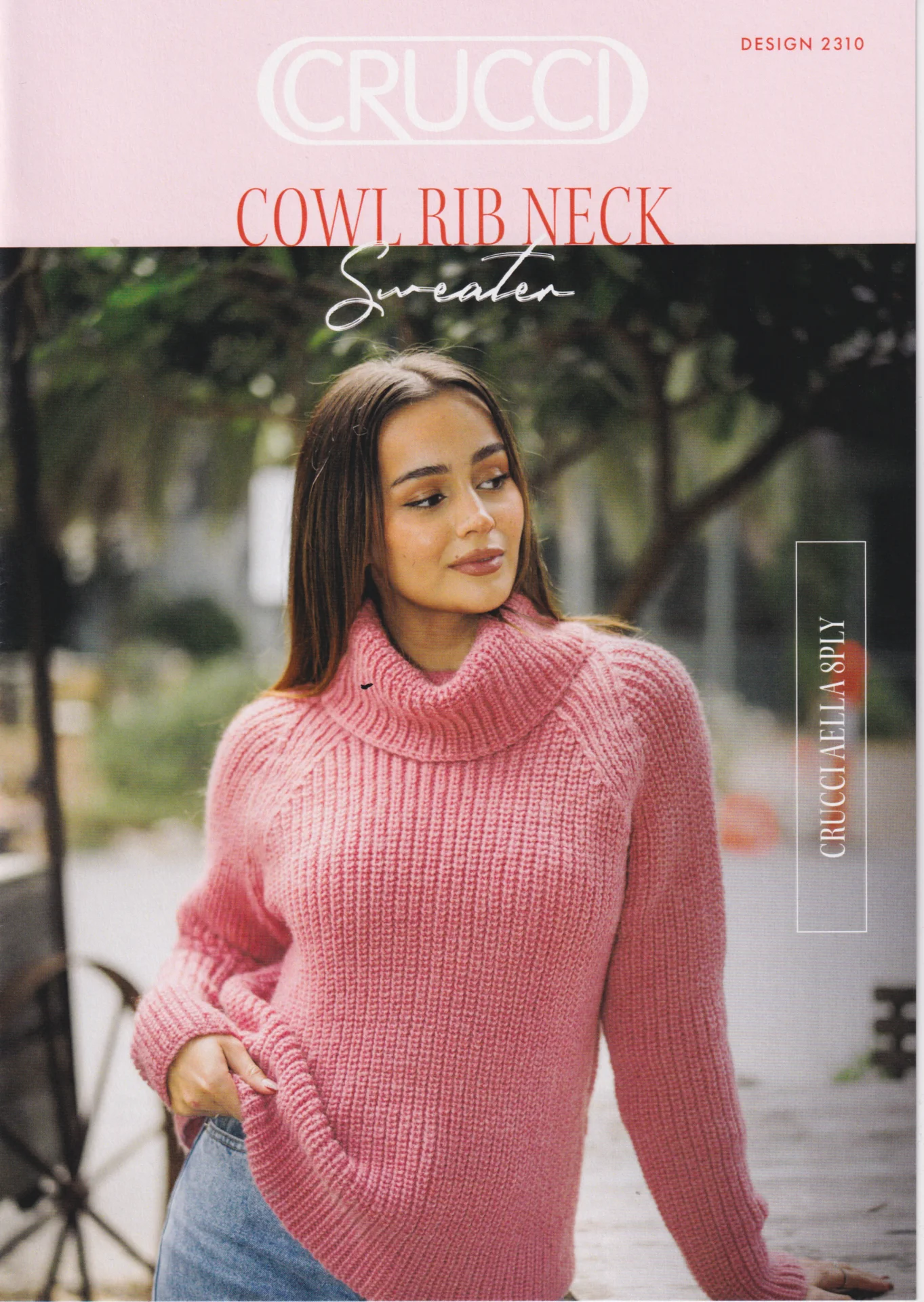 Crucci Pattern 2310 8 Ply Rib Sweater